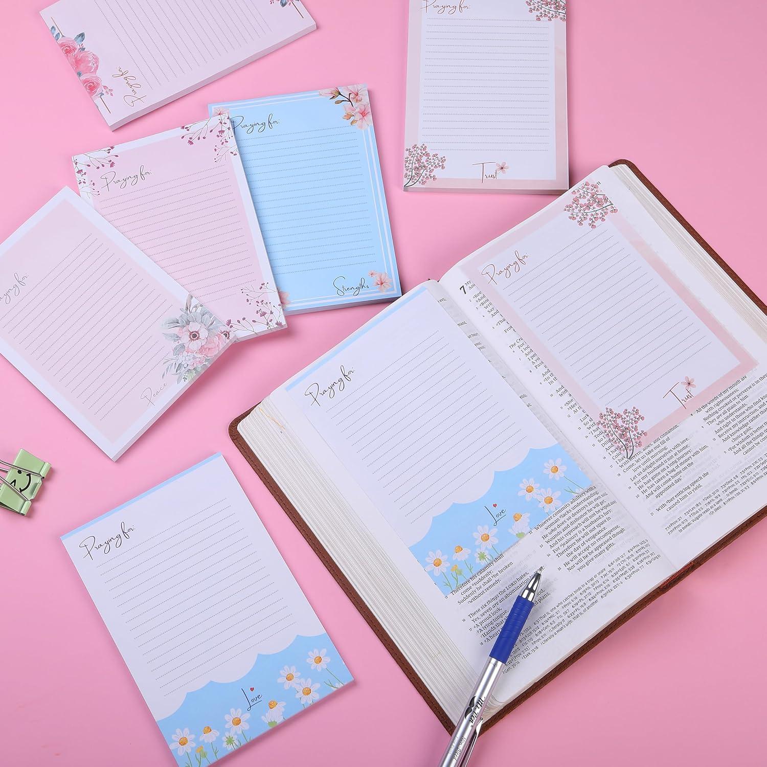 Notas Adhesivas Rayadas Mr. Pen 10x15 cm Floral - 6 Bloc