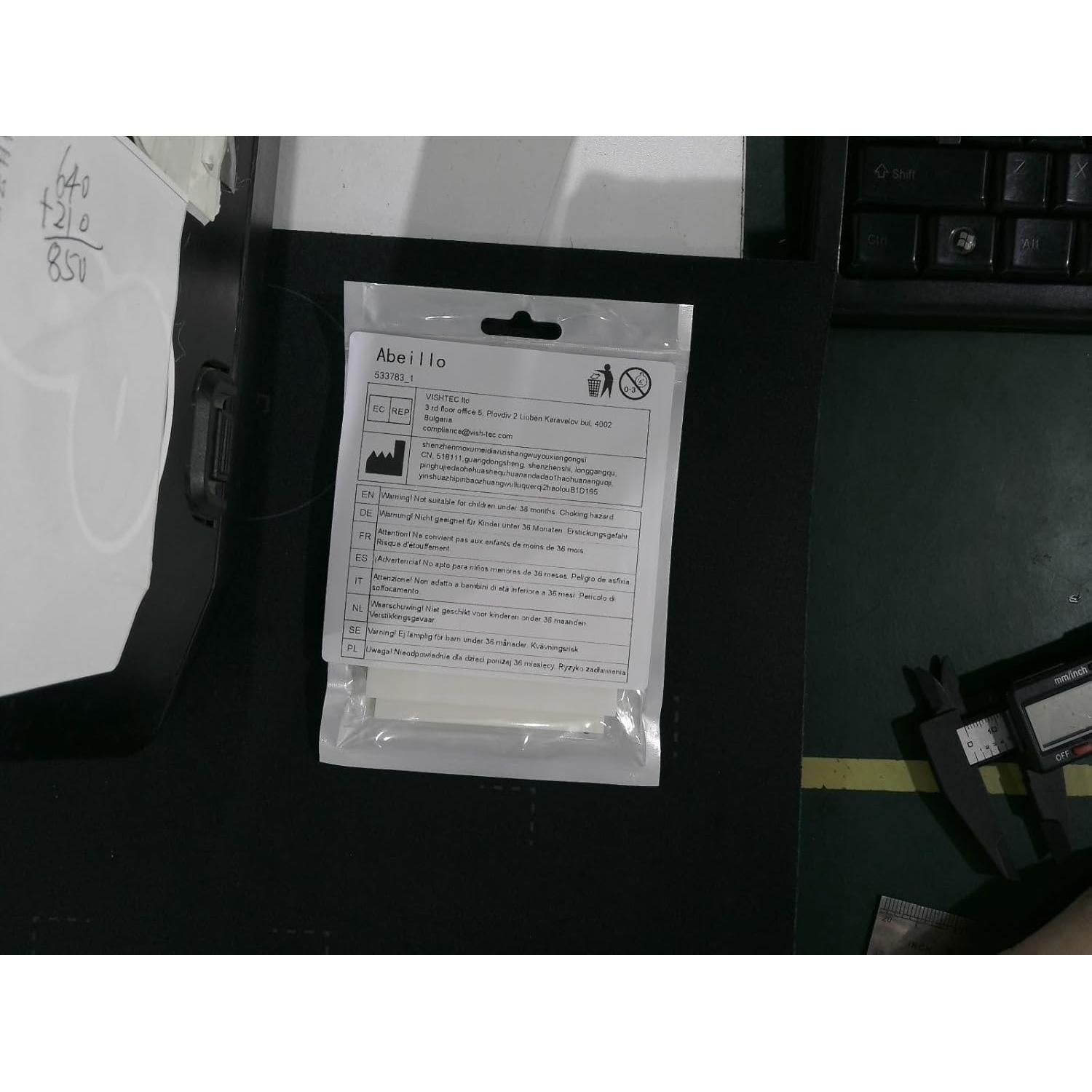 Notas Adhesivas Transparentes Abeillo - 150 Hojas, 3 Tamaños