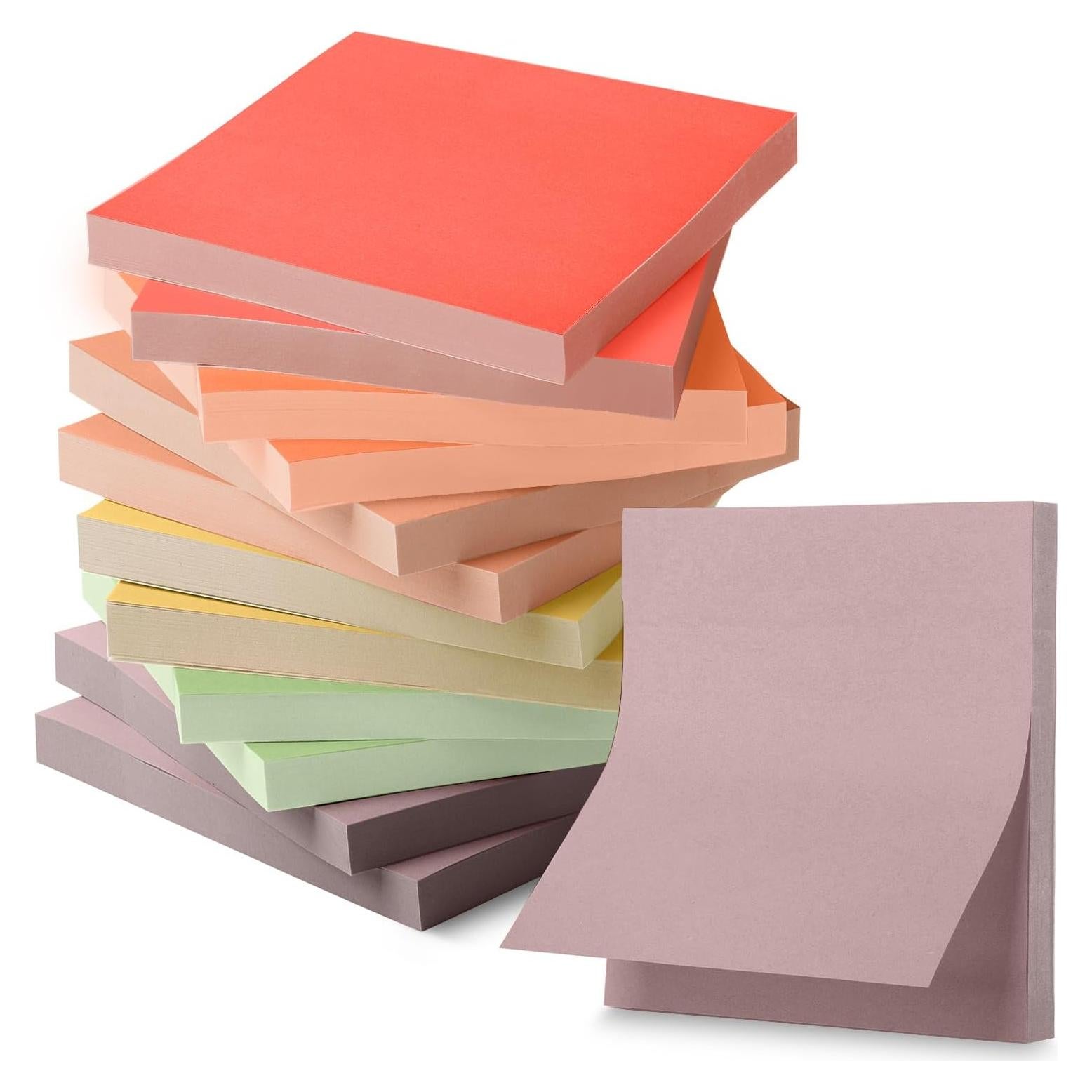 Notas Adhesivas Mr. Pen 7.62x7.62cm Cosecha Ámbar 600 Hojas