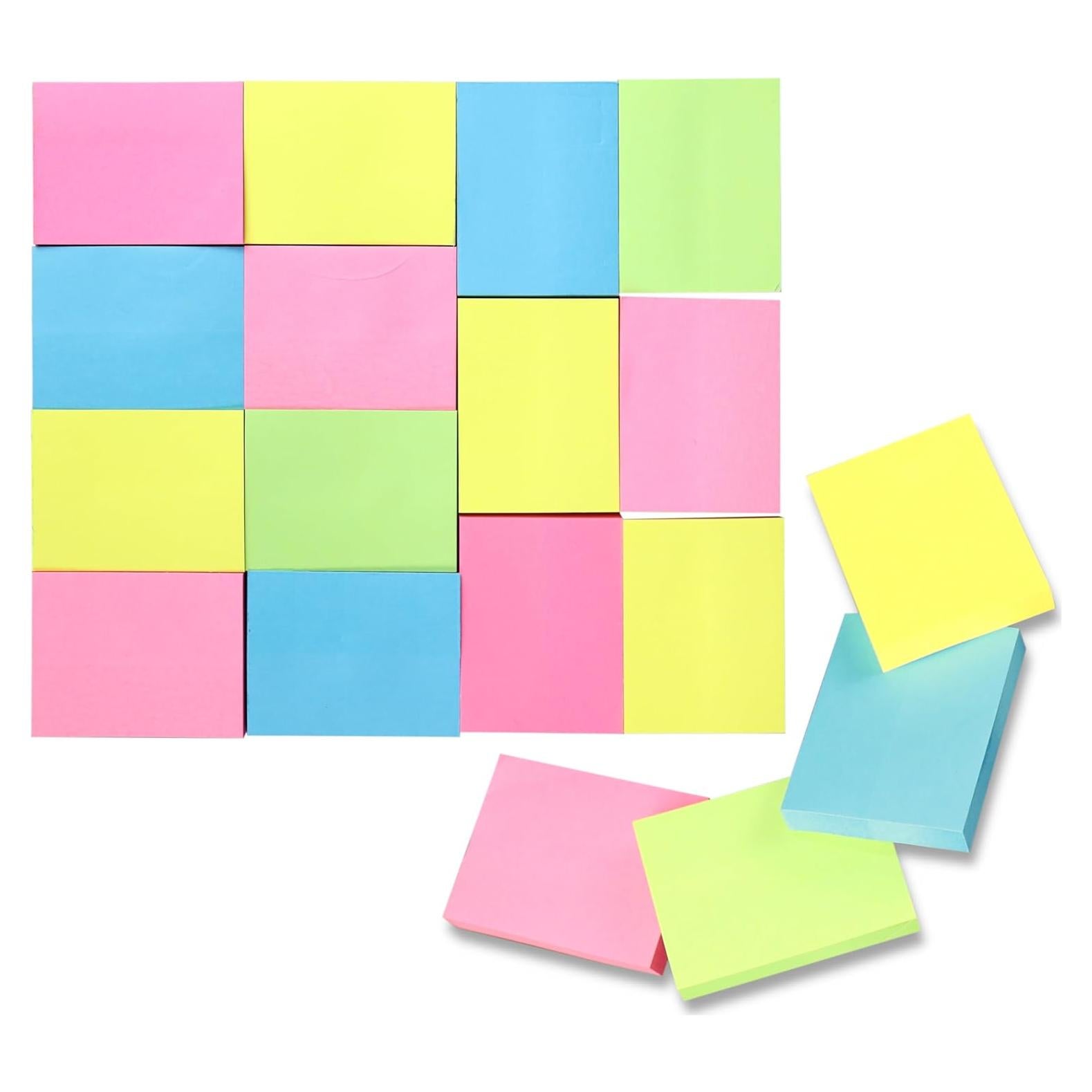 Notas Adhesivas Iconikal 75 Hojas 4 Colores 5x3.8cm