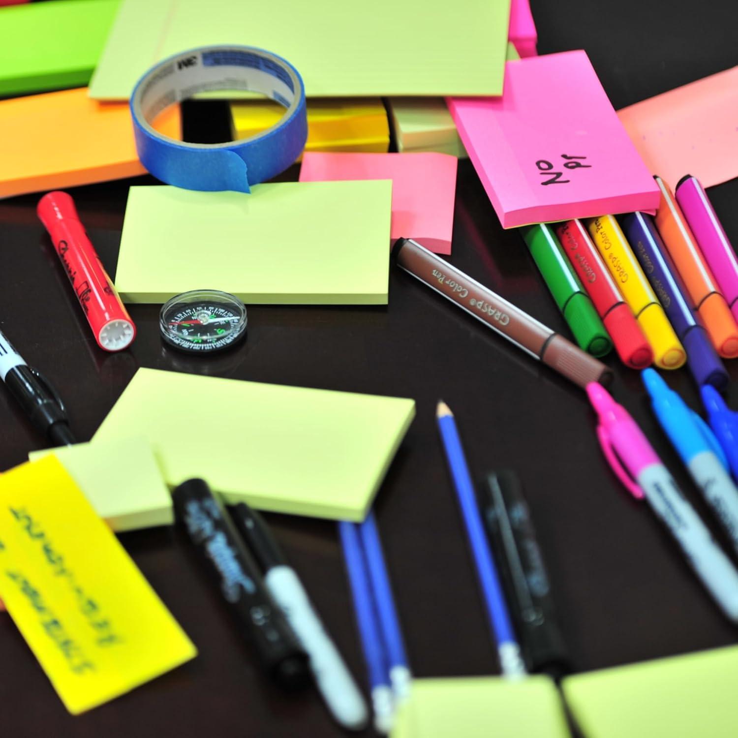 Notas Adhesivas Iconikal 75 Hojas 4 Colores 5x3.8cm