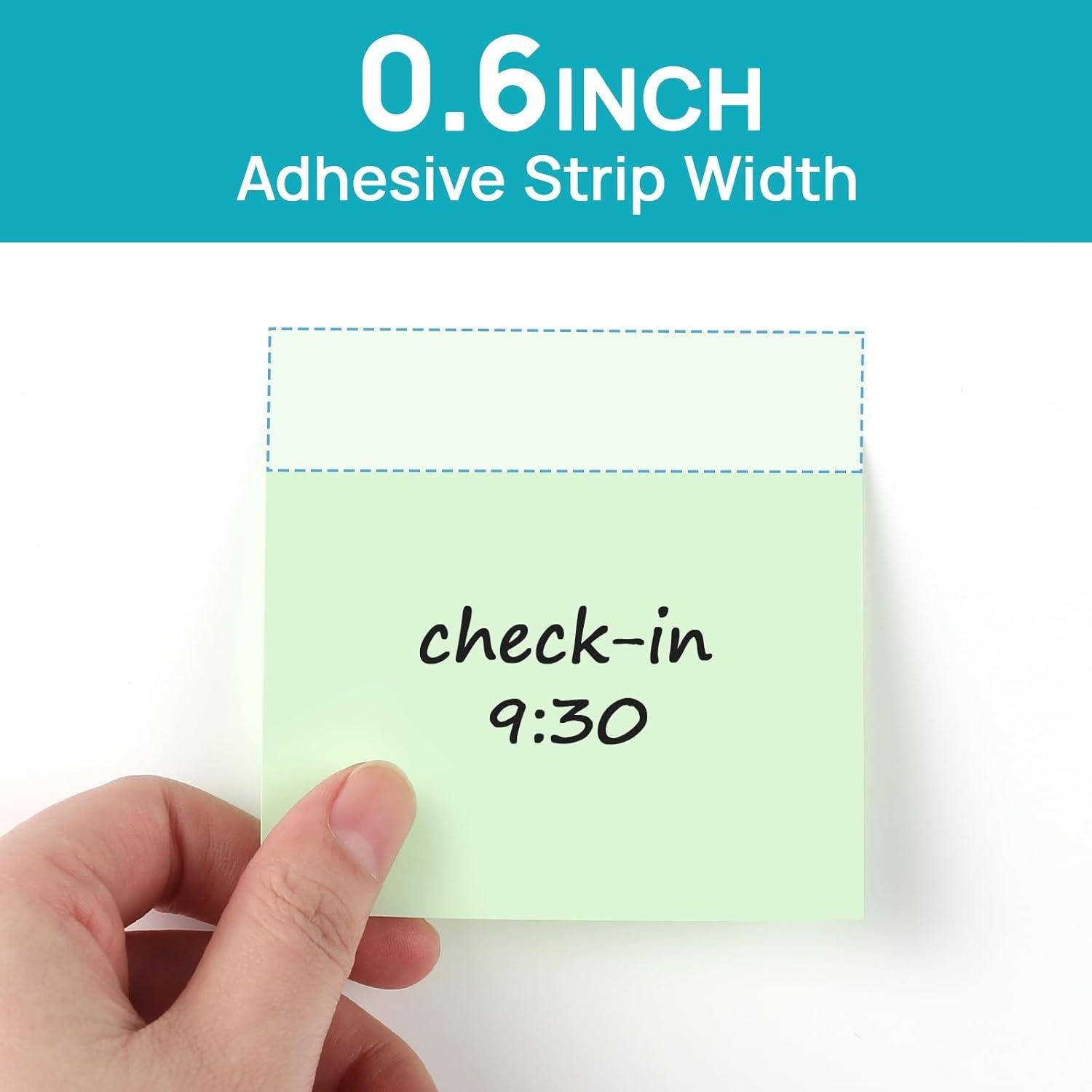 Notas Adhesivas 7.6x7.6 cm imoon - 6 Blocs Pastel 100 Hojas