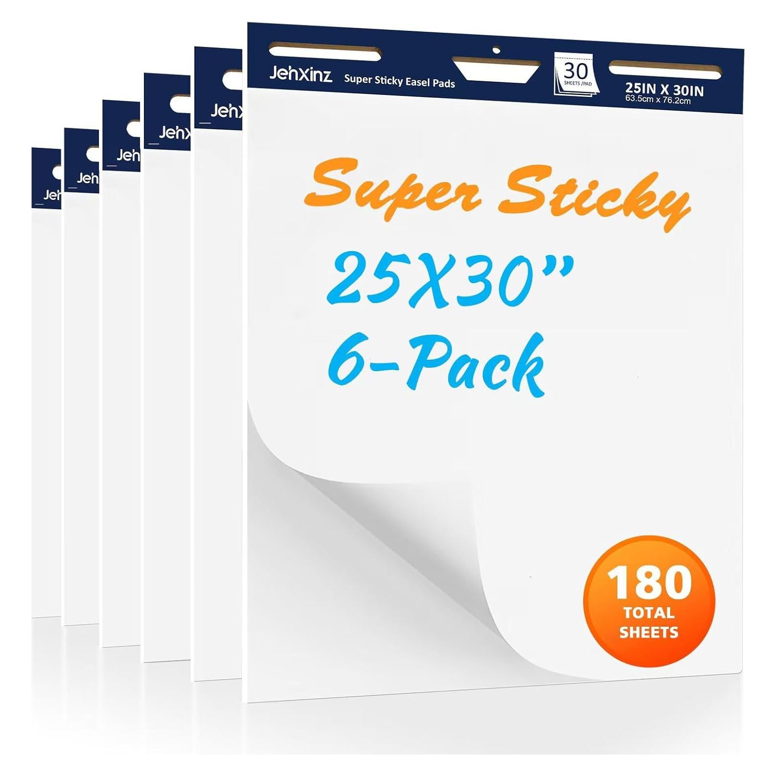 Papel de Pizarra Adhesivo JehXinz 63.5x76.2 cm 30 Hojas