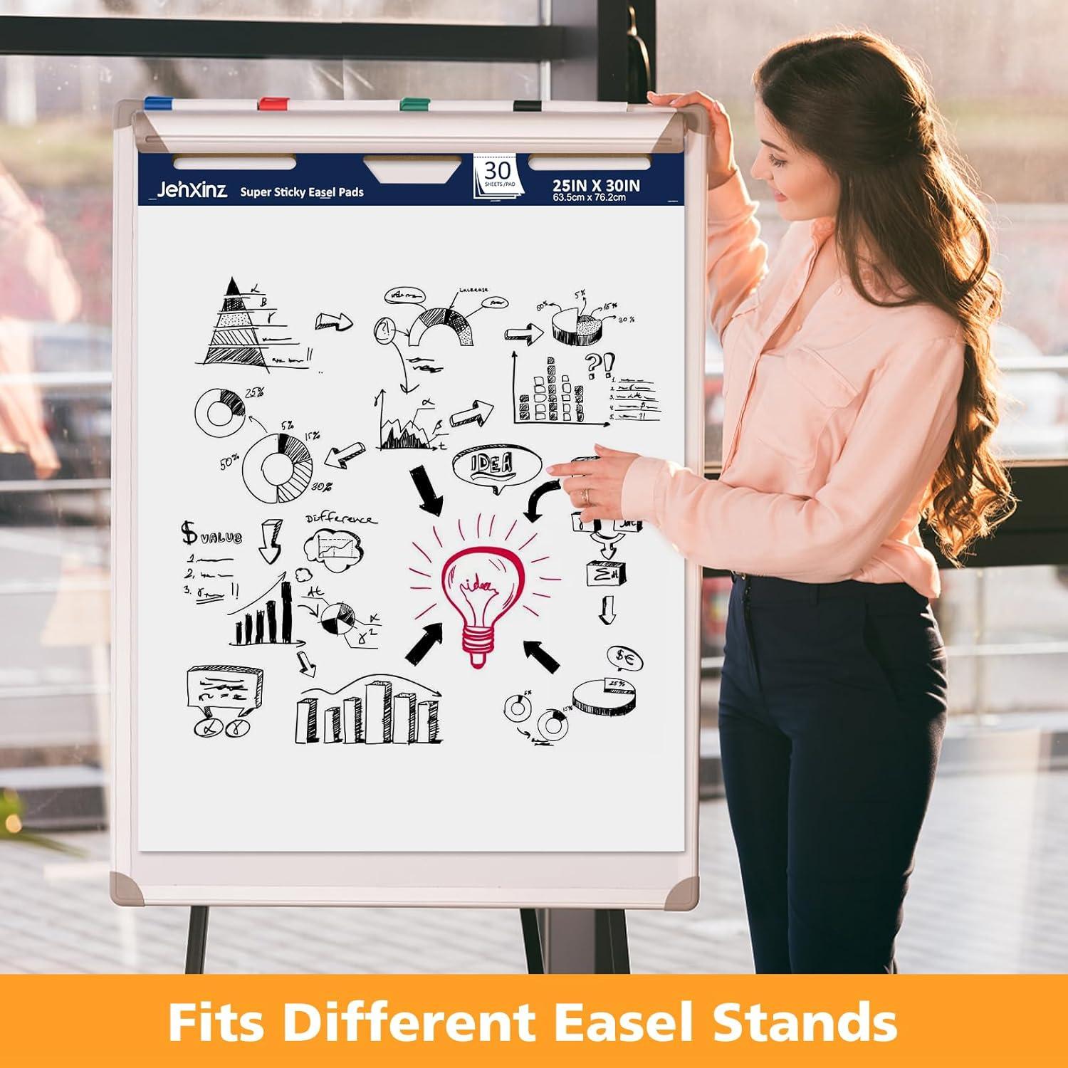 Papel de Pizarra Adhesivo JehXinz 63.5x76.2 cm 30 Hojas