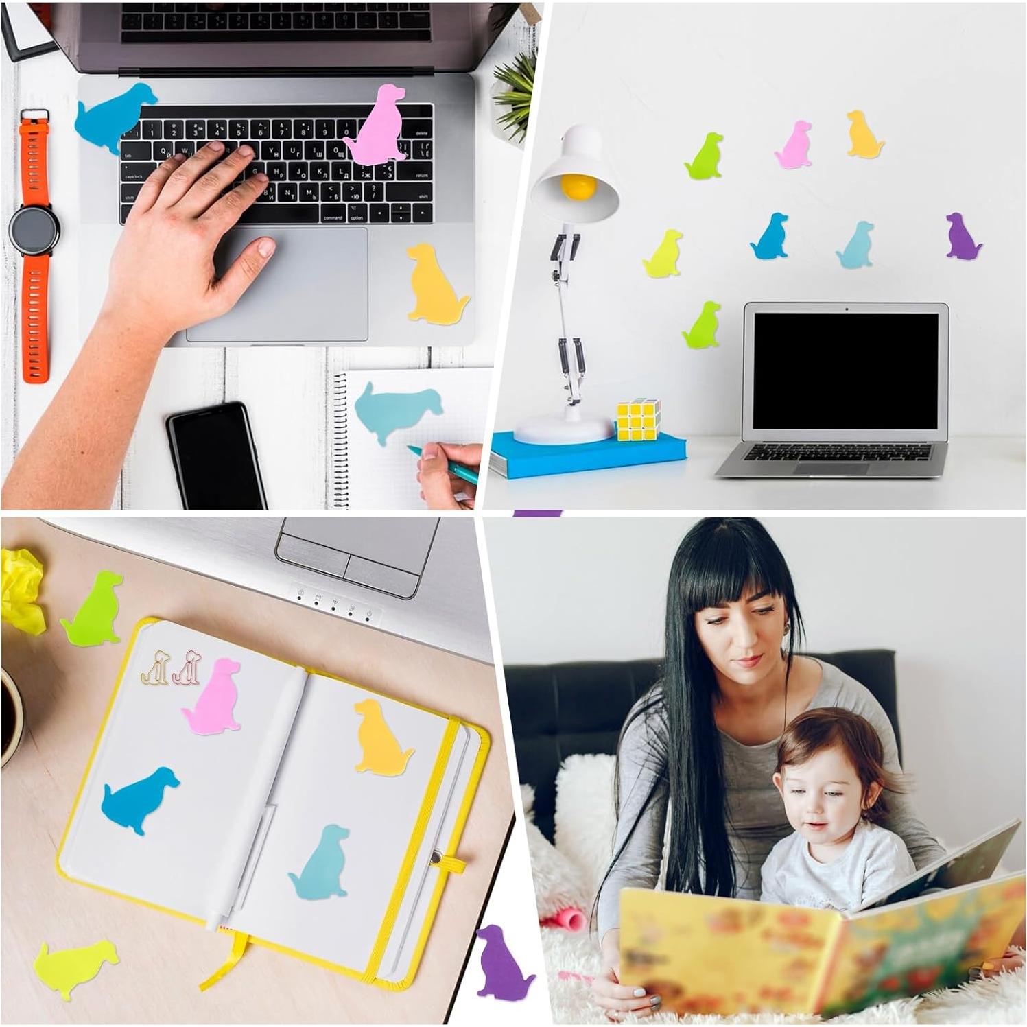 Notas Adhesivas de Perro Ymapinc 210 Hojas Coloridas