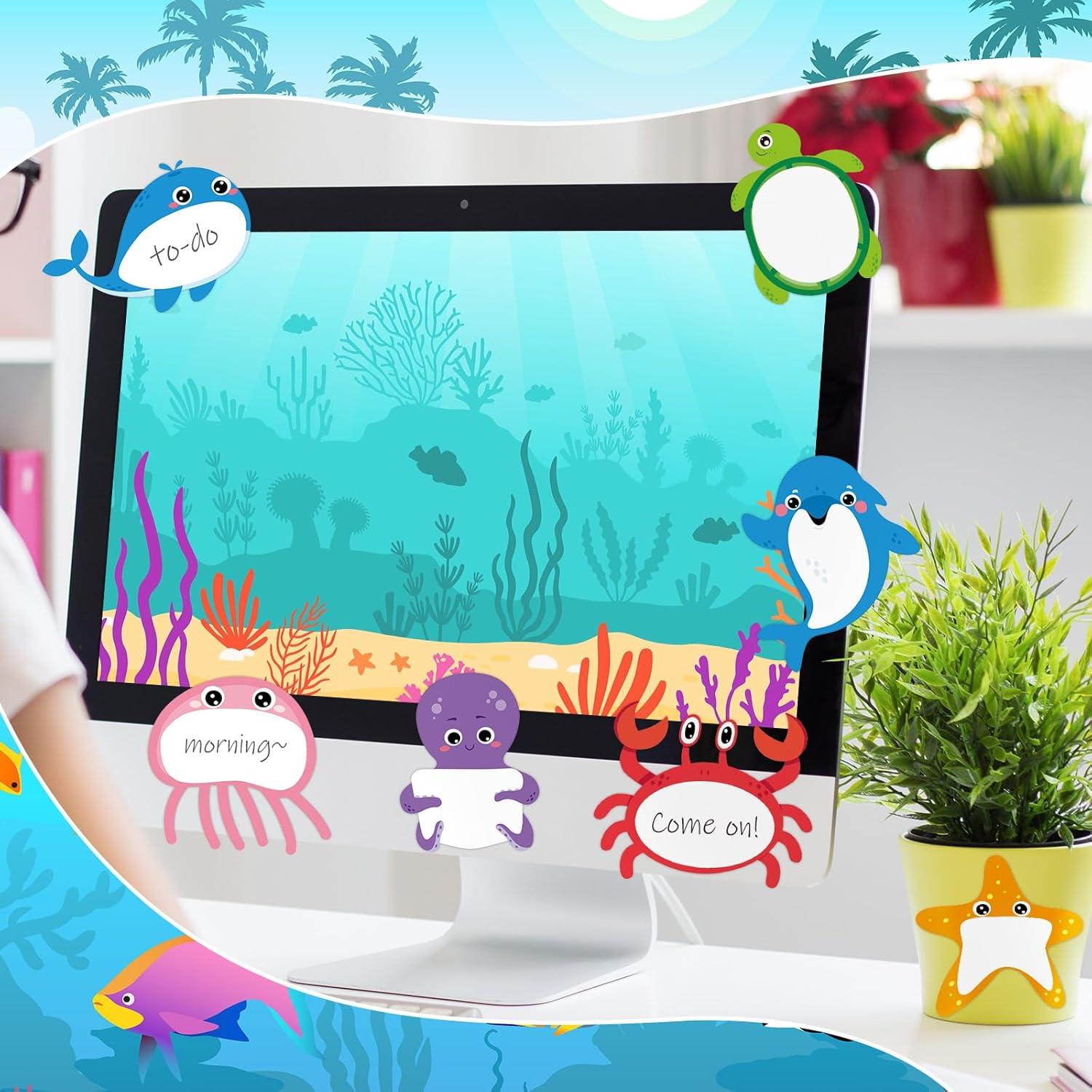 Notas Adhesivas Yinder Kawaii Animales del Océano 24 Pads