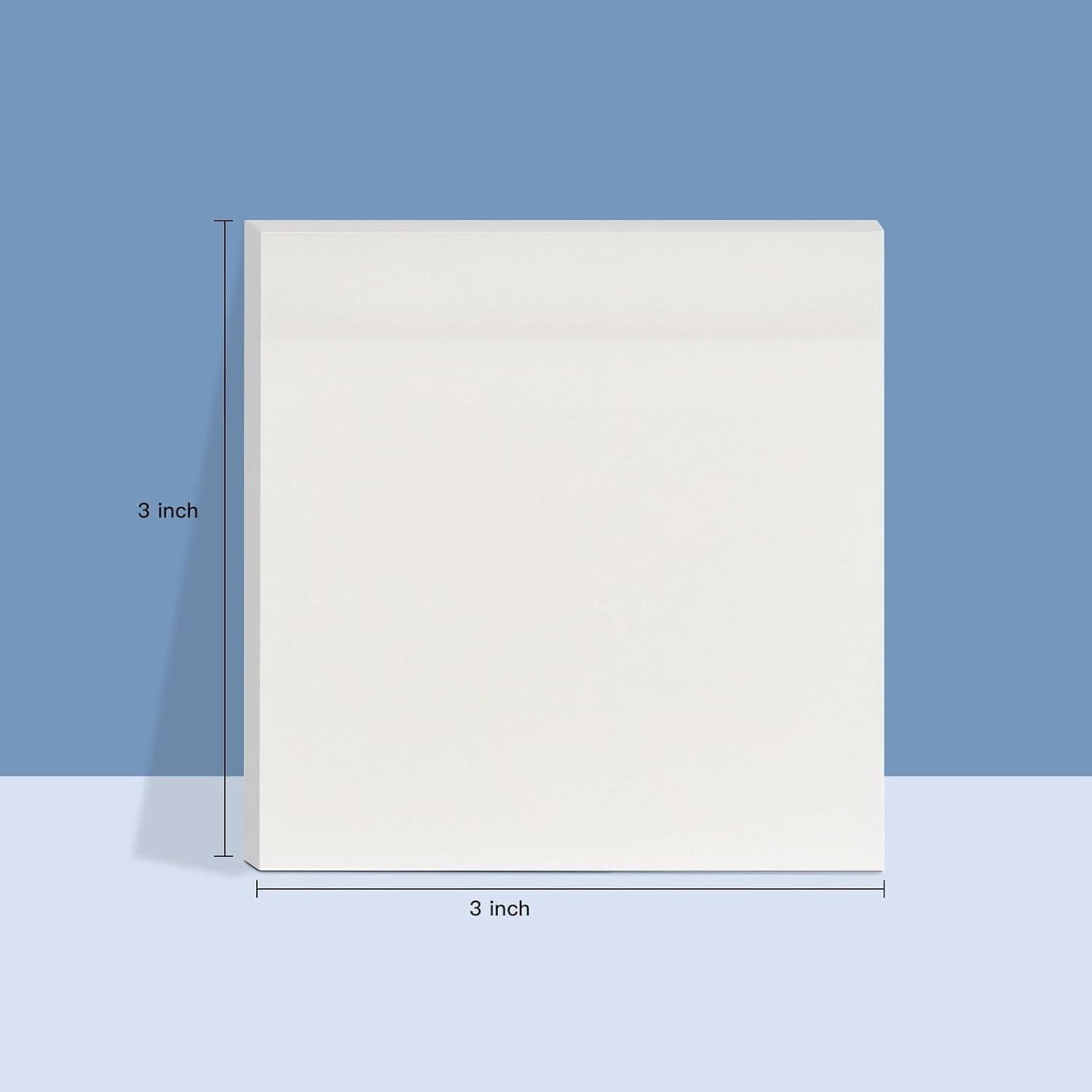 Notas Adhesivas Transparentes MOLOVA 7.62x7.62 cm 100 Hojas