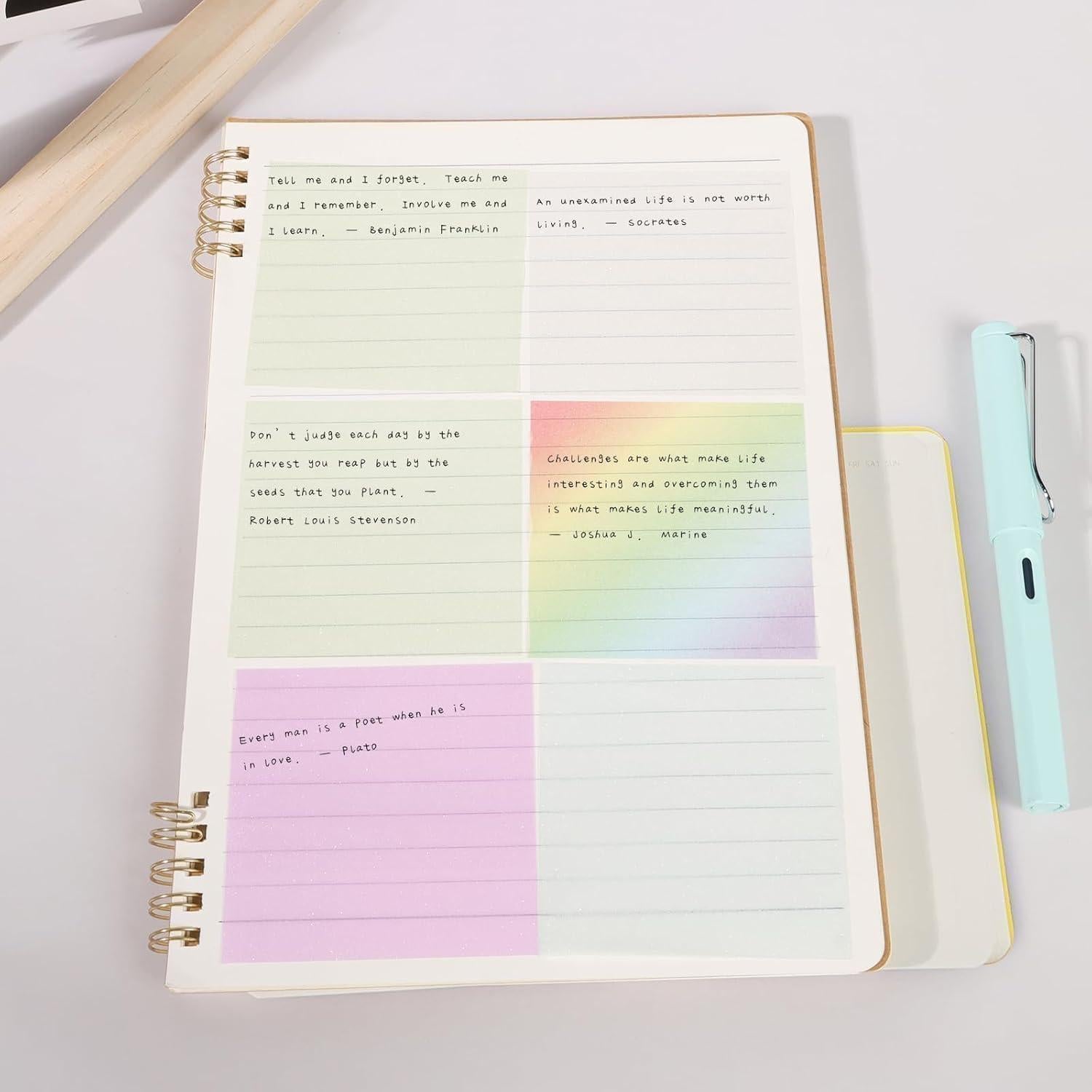 Notas Adhesivas Transparentes MOLOVA 7.62x7.62 cm 100 Hojas