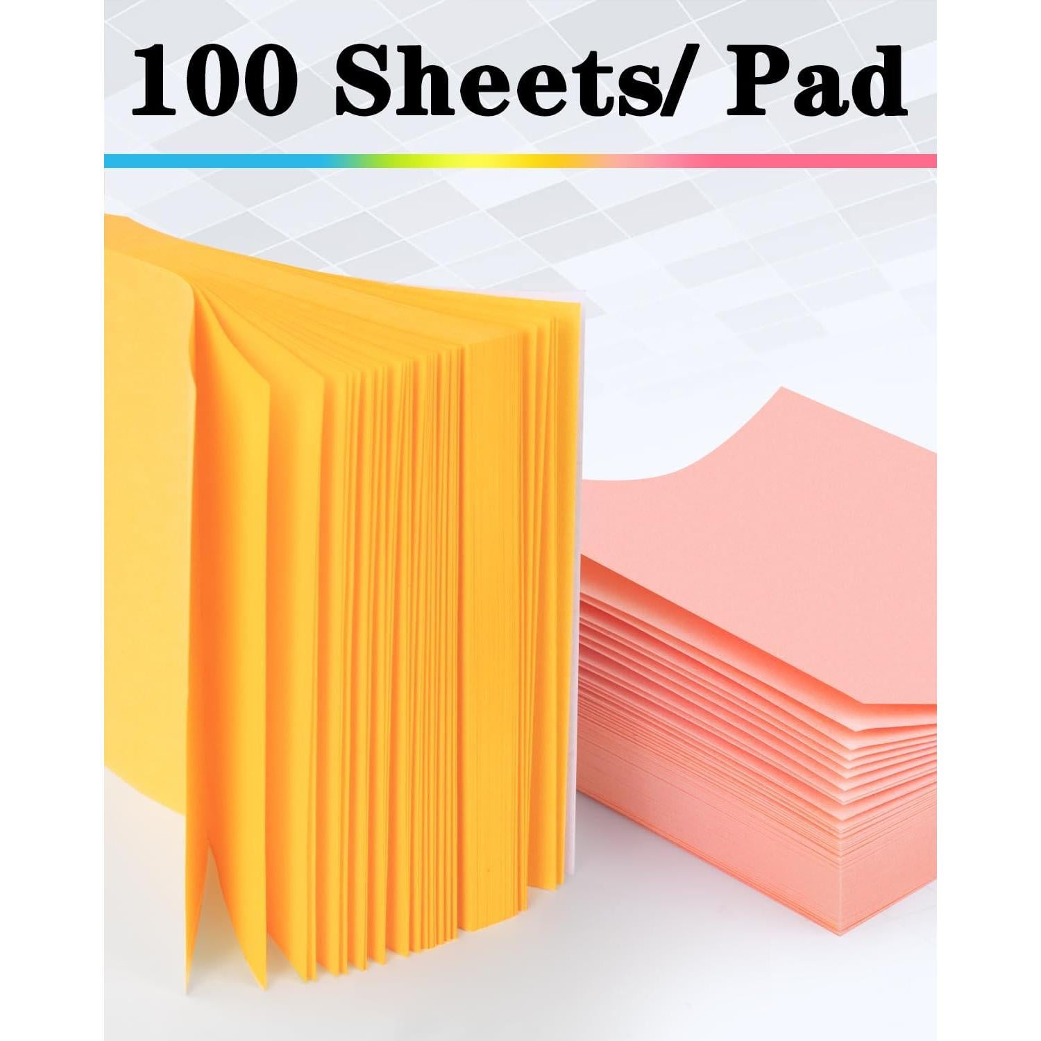 Notas Adhesivas WeLiu 7.62x7.62 cm 48 Paquetes Multicolor