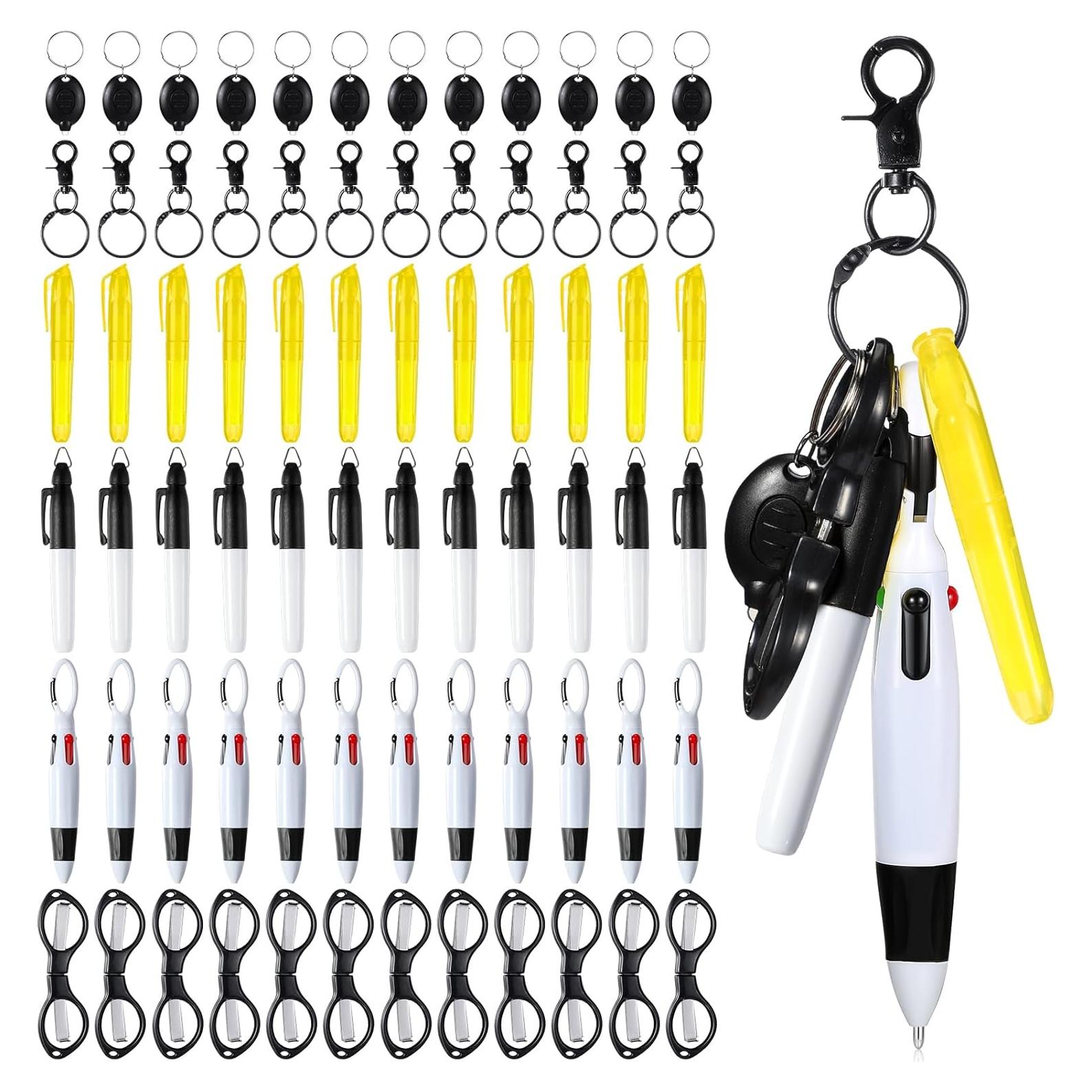 Juego de 72 Bolígrafos y Resaltadores Glenmal para Enfermería