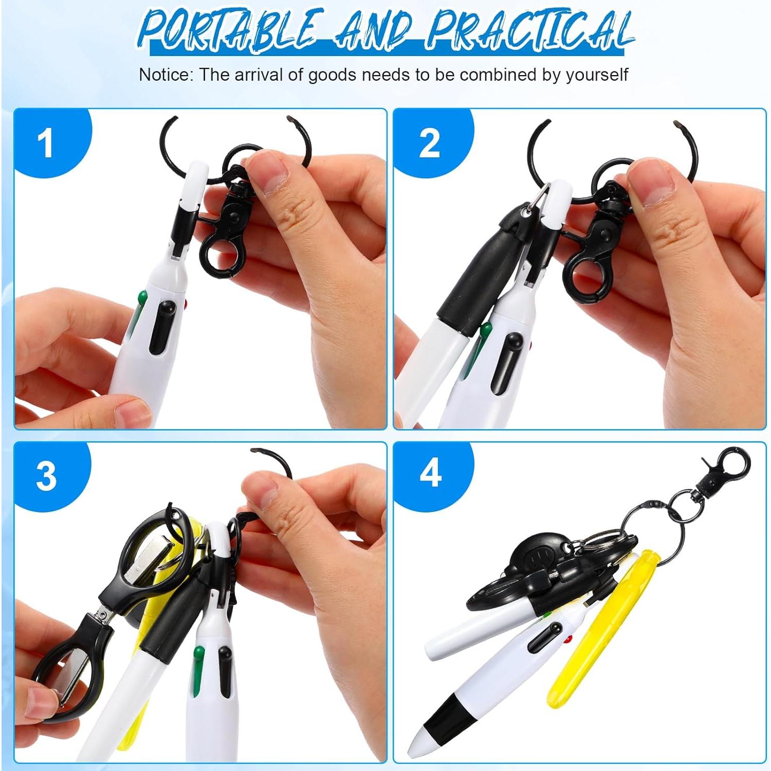 Juego de 72 Bolígrafos y Resaltadores Glenmal para Enfermería