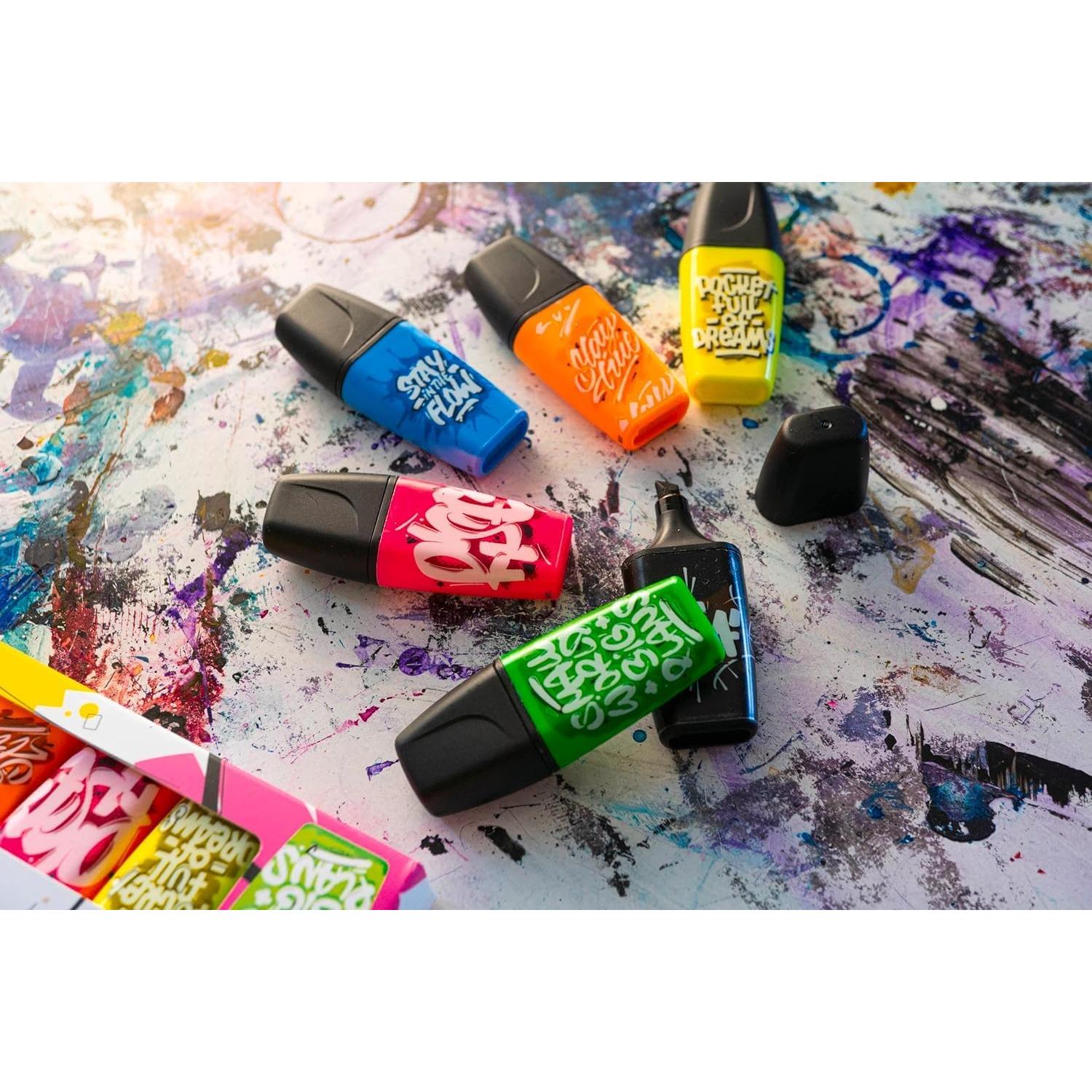 Marcador Fluorescente STABILO Boss Mini 6 Colores Asortidos