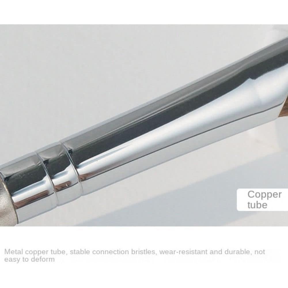 Brocha de Contorno Angulada Zenarao para Nariz y Mejillas