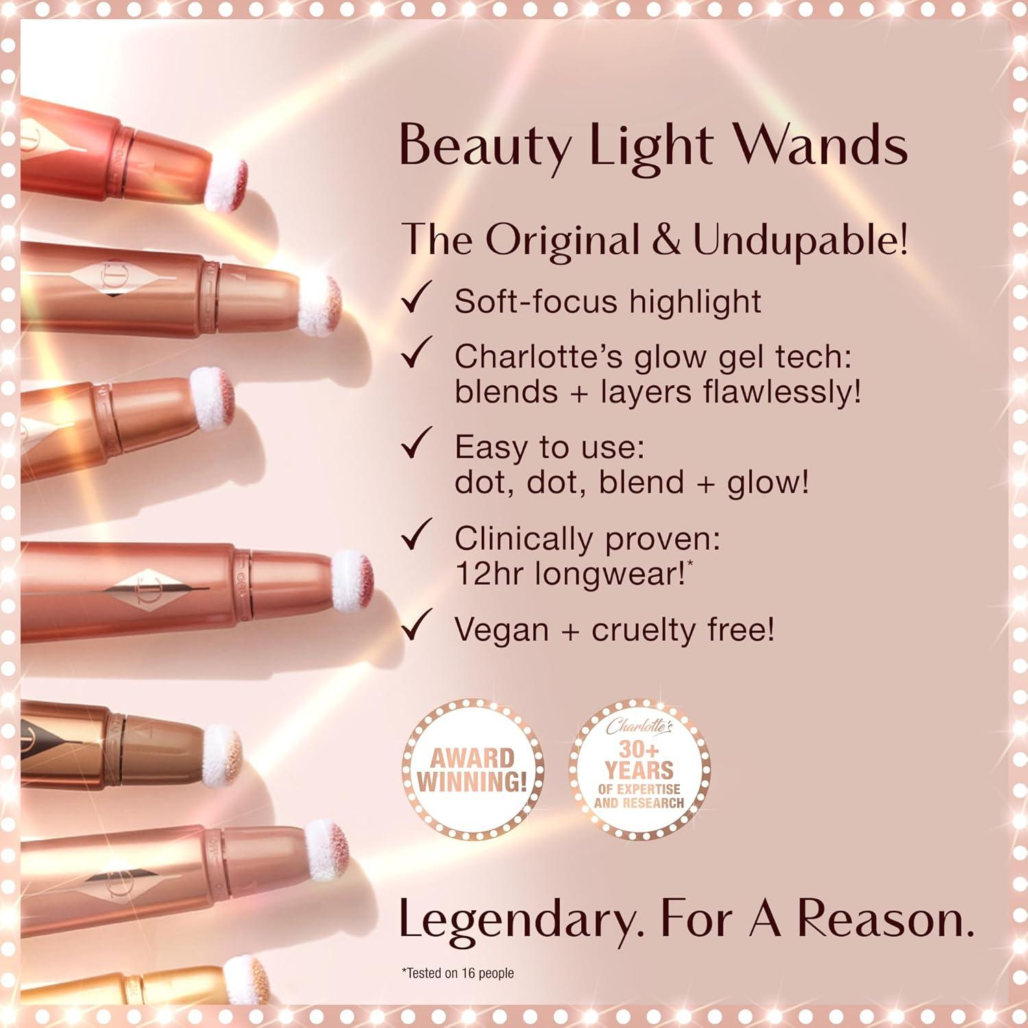 Iluminador Líquido Charlotte Tilbury Beauty Light Wand 12.39cm