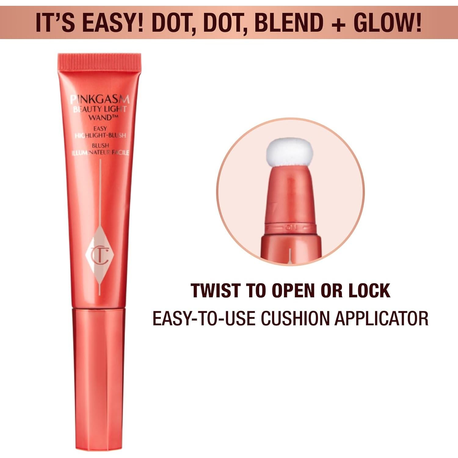 Iluminador Líquido Charlotte Tilbury Beauty Light Wand 12.39cm