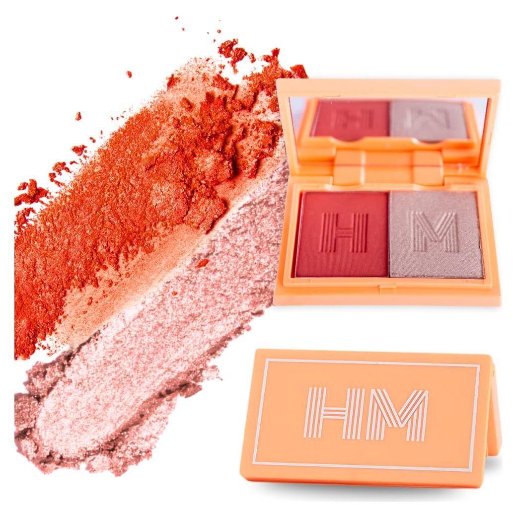 Dúo de Rubor y Iluminador BoSS Babe - Coral y Champán