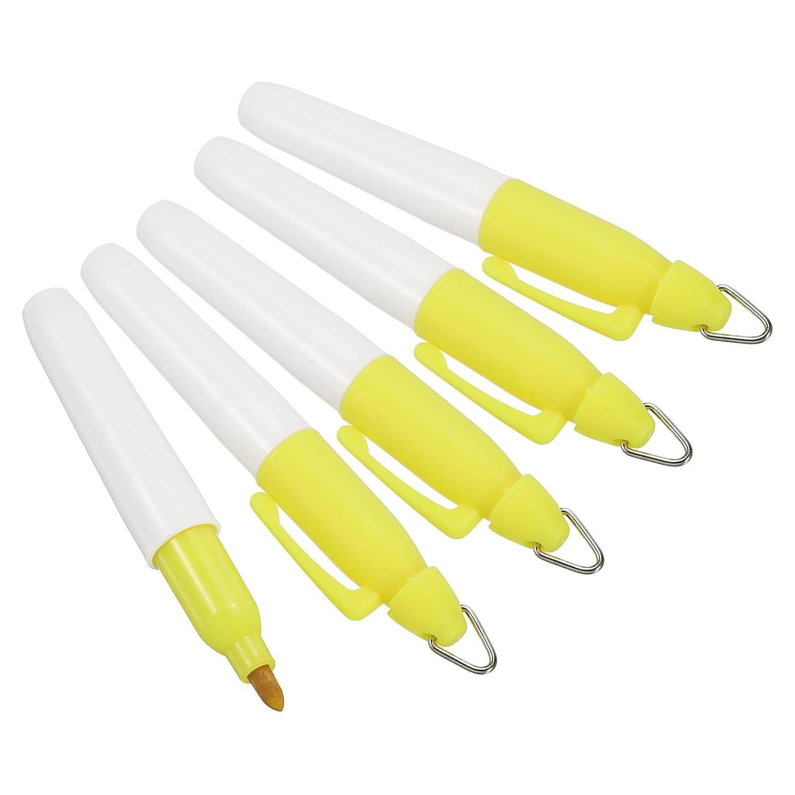 Marcadores Permanentes Mini PATIKIL Amarillo - Paquete de 5