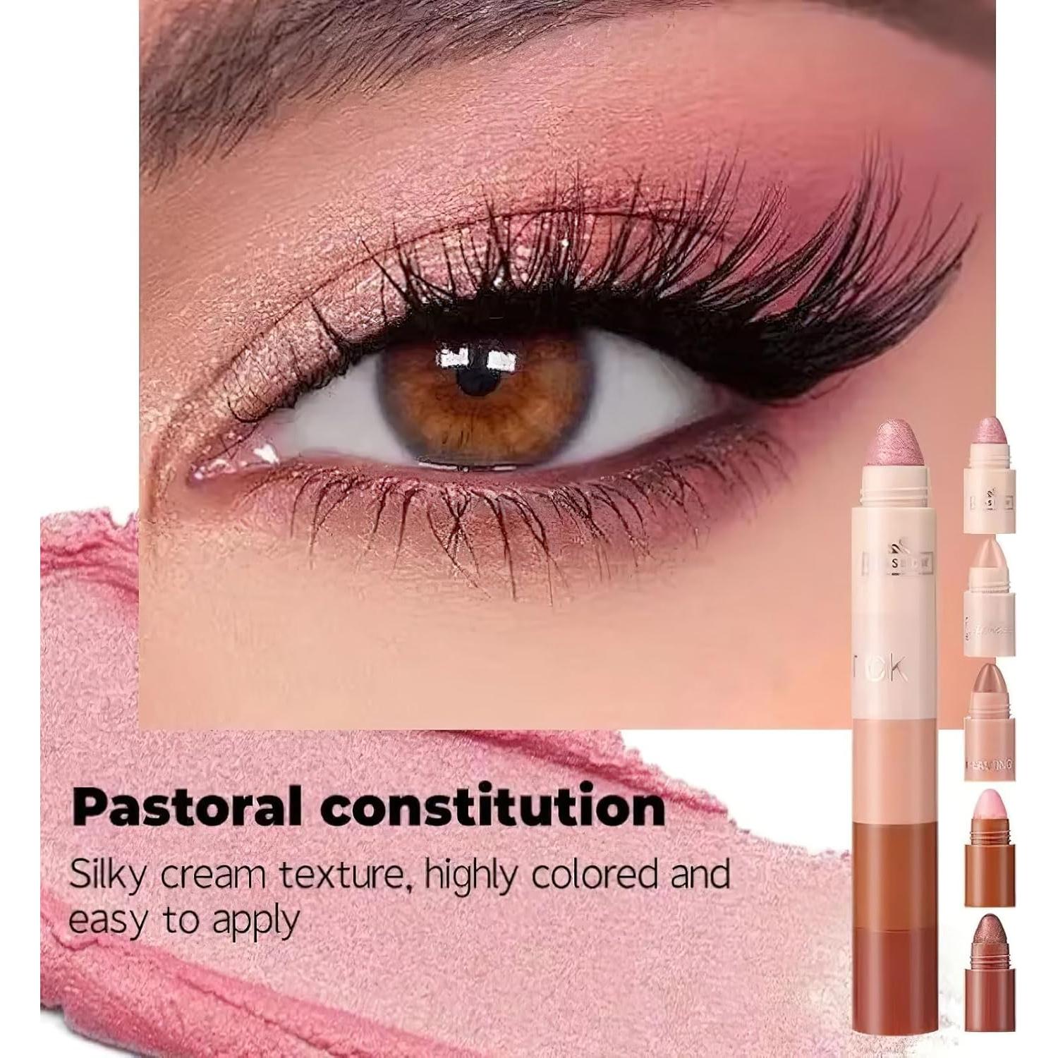 Kit de Lápiz de Sombra de Ojos 5 en 1 Ylapagne Marrón