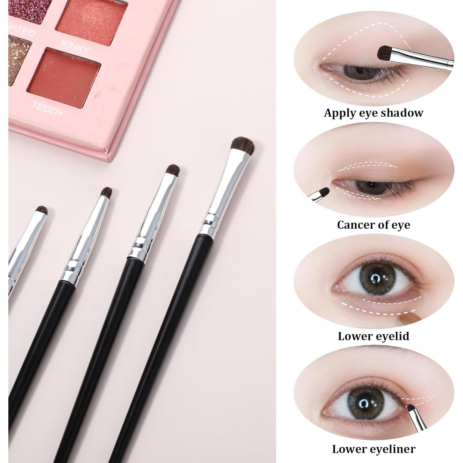 Set de 8 Brochas de Maquillaje para Ojos Hariendny