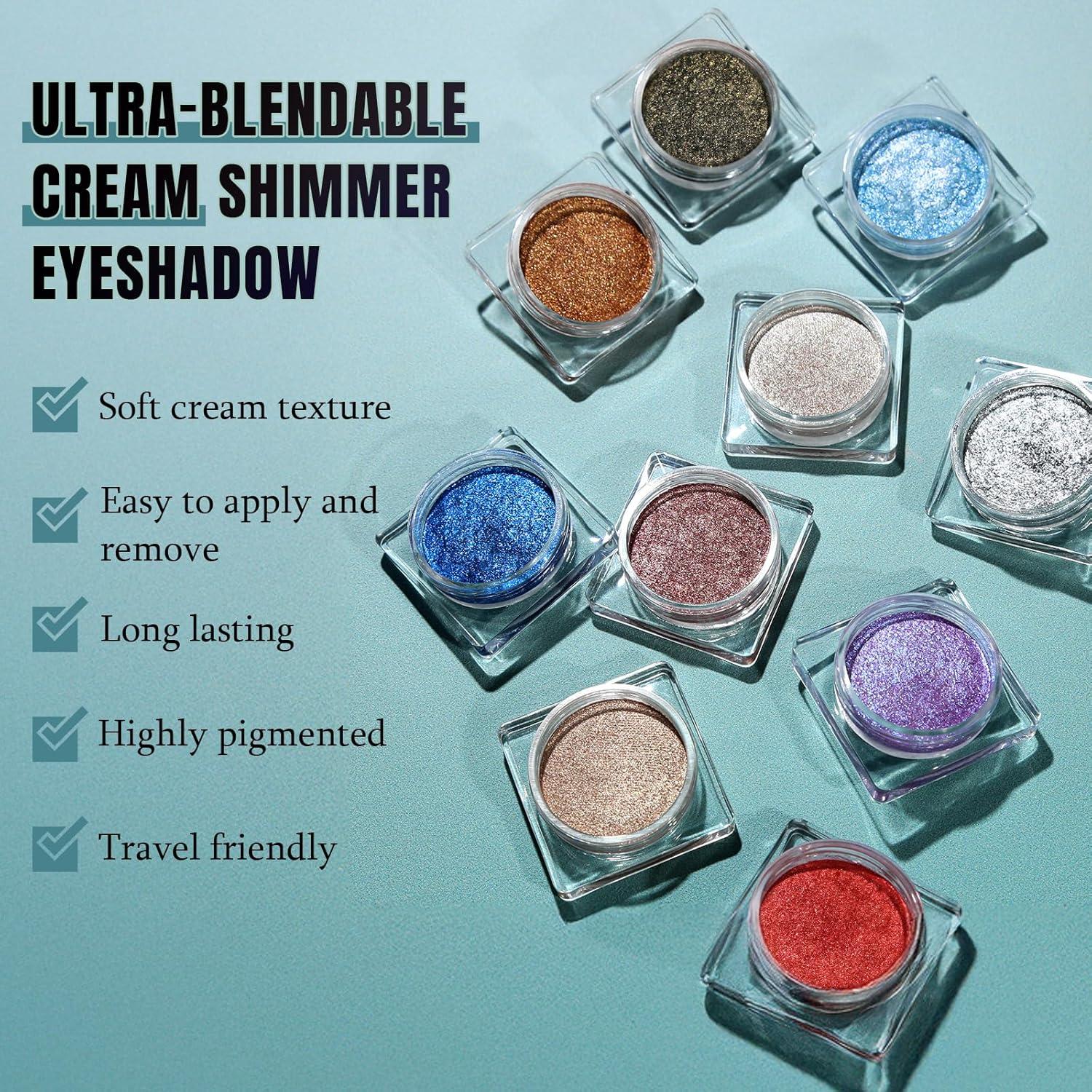 Sombra de Ojos en Crema Ecofavor Champán 10g - Brillo Hidratante