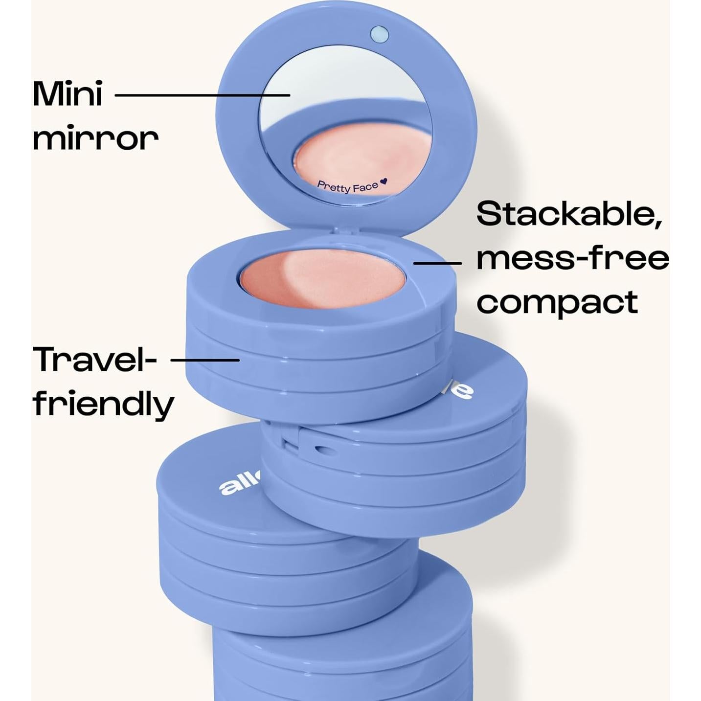 Paleta de Maquillaje Crema Alleyoop - Rubor, Contorno, Iluminador
