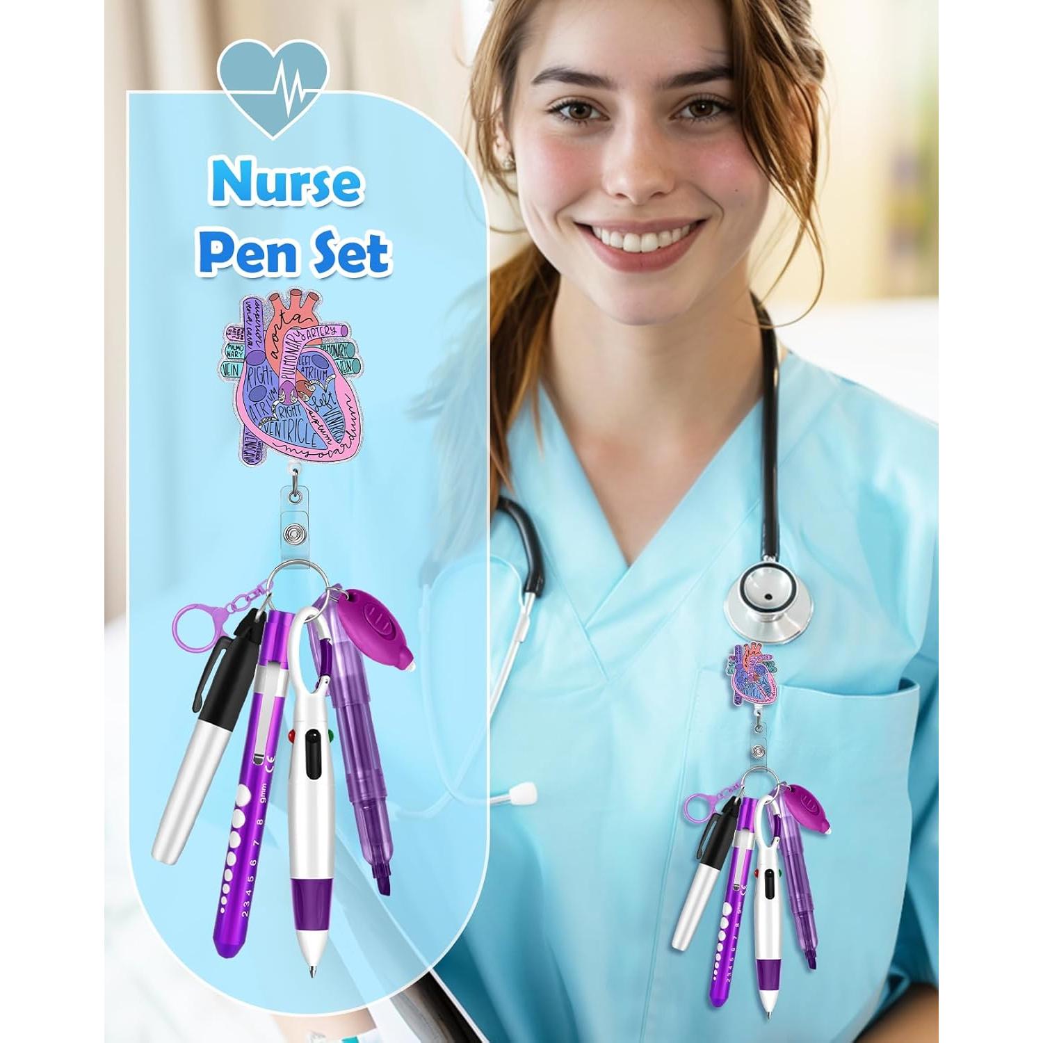 Conjunto de bolígrafos para enfermeras Plifal - 4 piezas