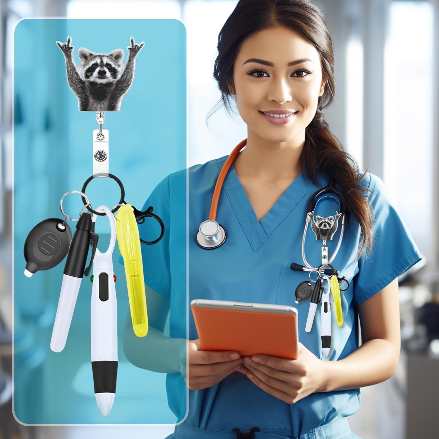 Juego de bolígrafos de enfermera EFINLUKY con clip retráctil