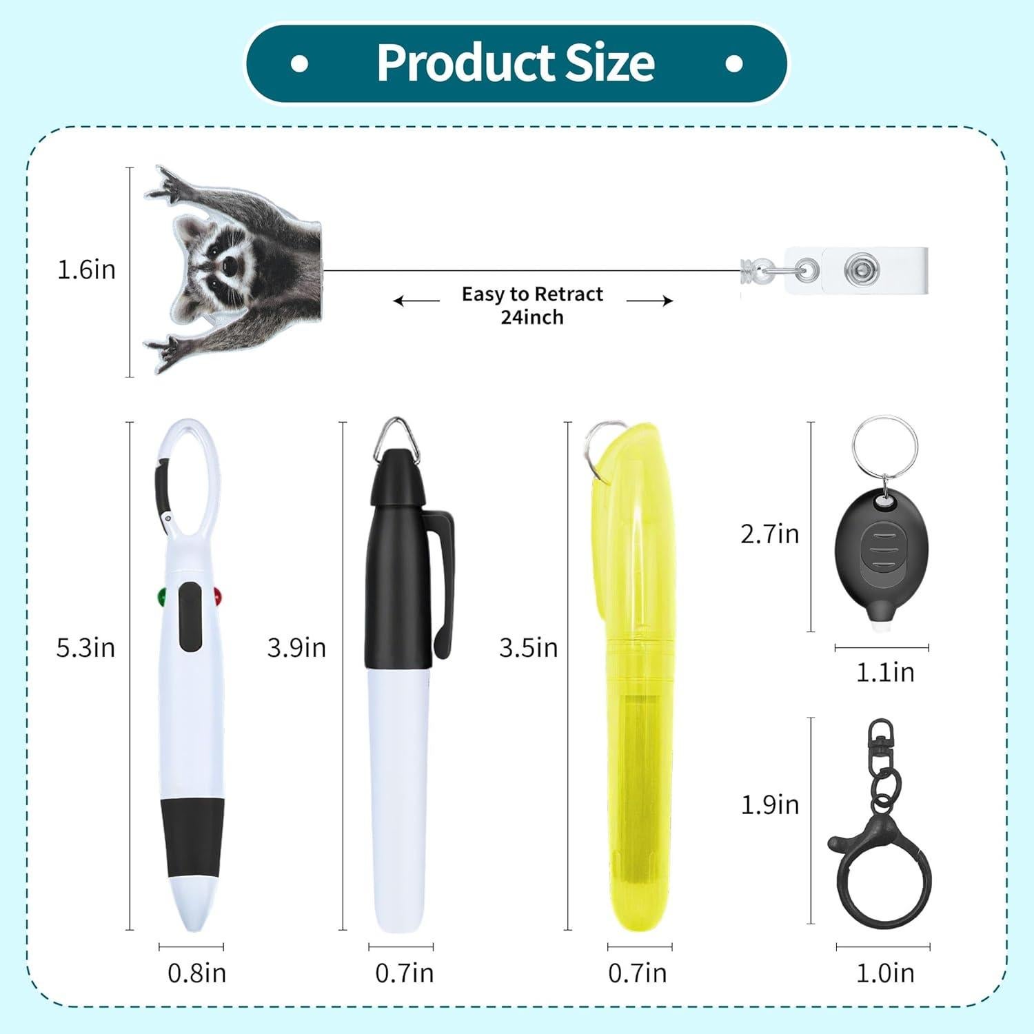 Juego de bolígrafos de enfermera EFINLUKY con clip retráctil