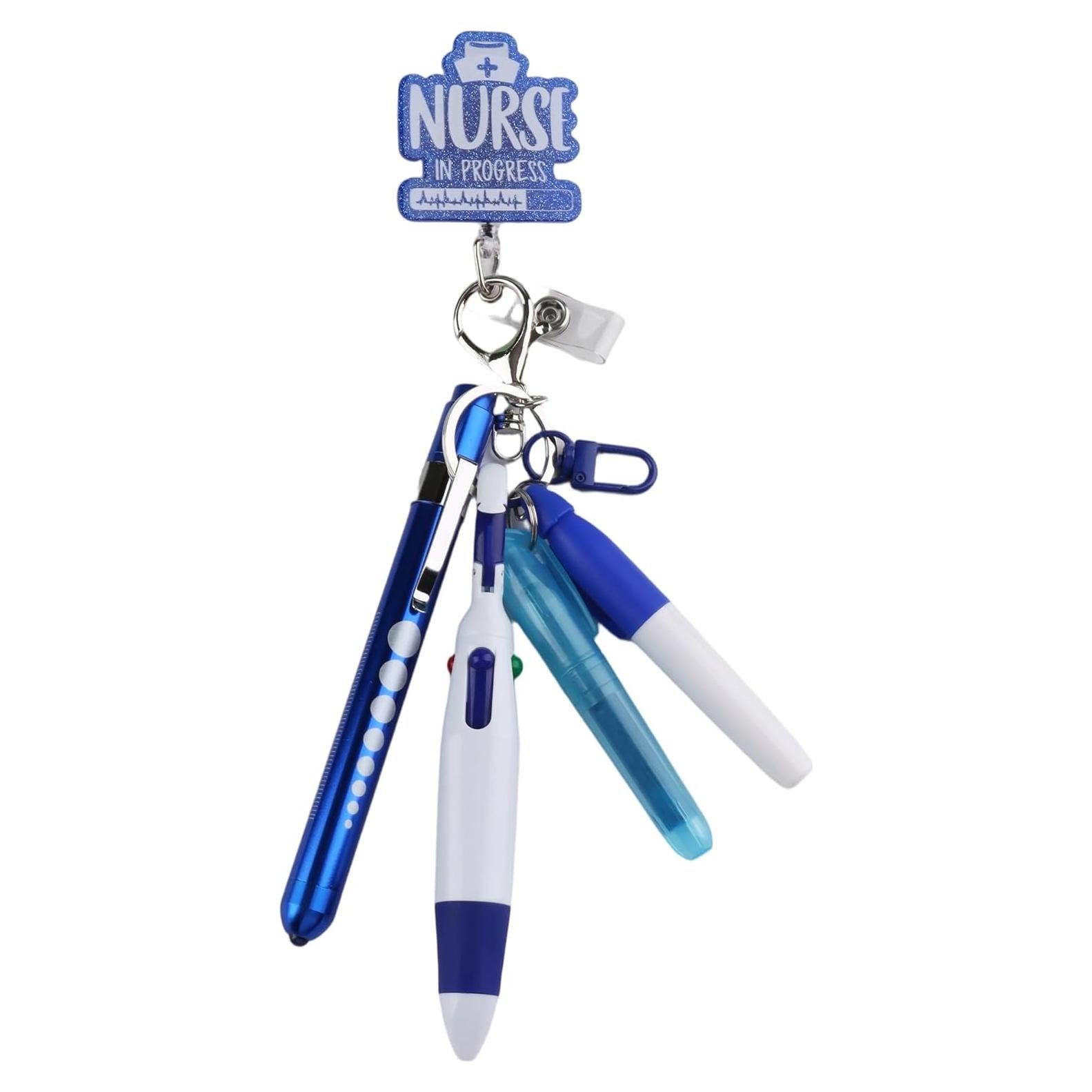 Juego de bolígrafos ZROSDSGY para enfermería con luz LED