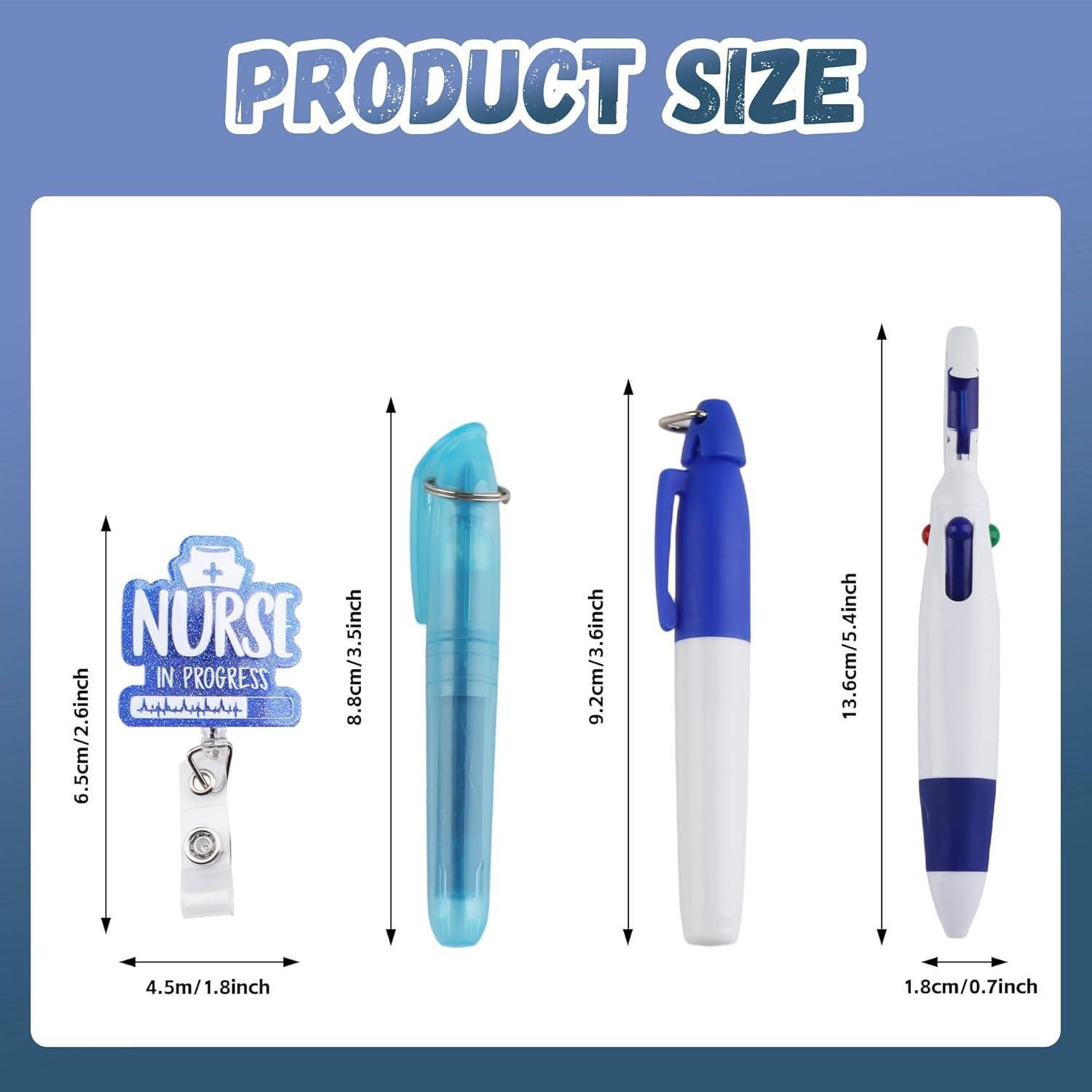 Juego de bolígrafos ZROSDSGY para enfermería con luz LED