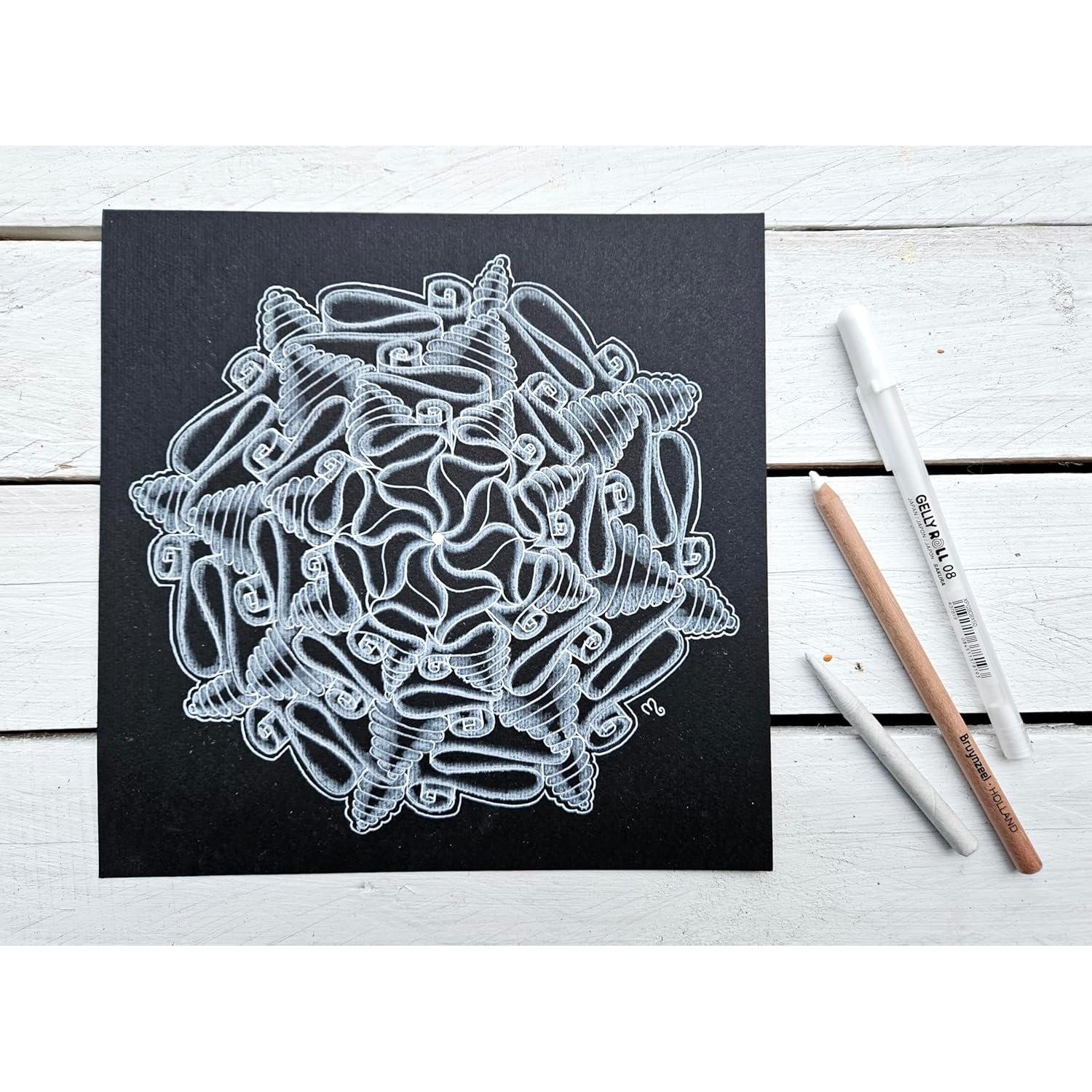 Conjunto de 3 bolígrafos de gel blanco SAKURA Gelly Roll