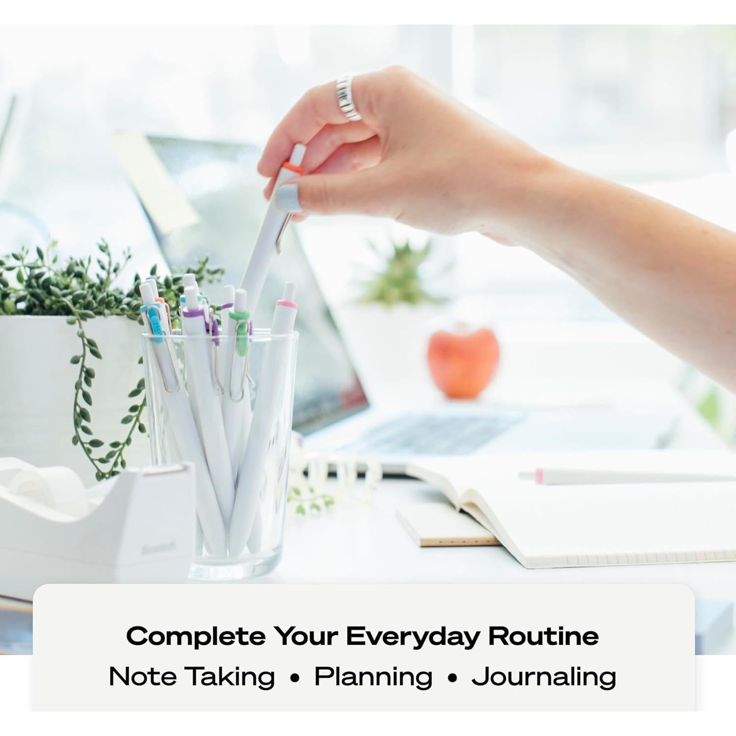 Bolígrafo Gel Retráctil Uniball uniONE 0.7 mm Surtido 8 Unidades