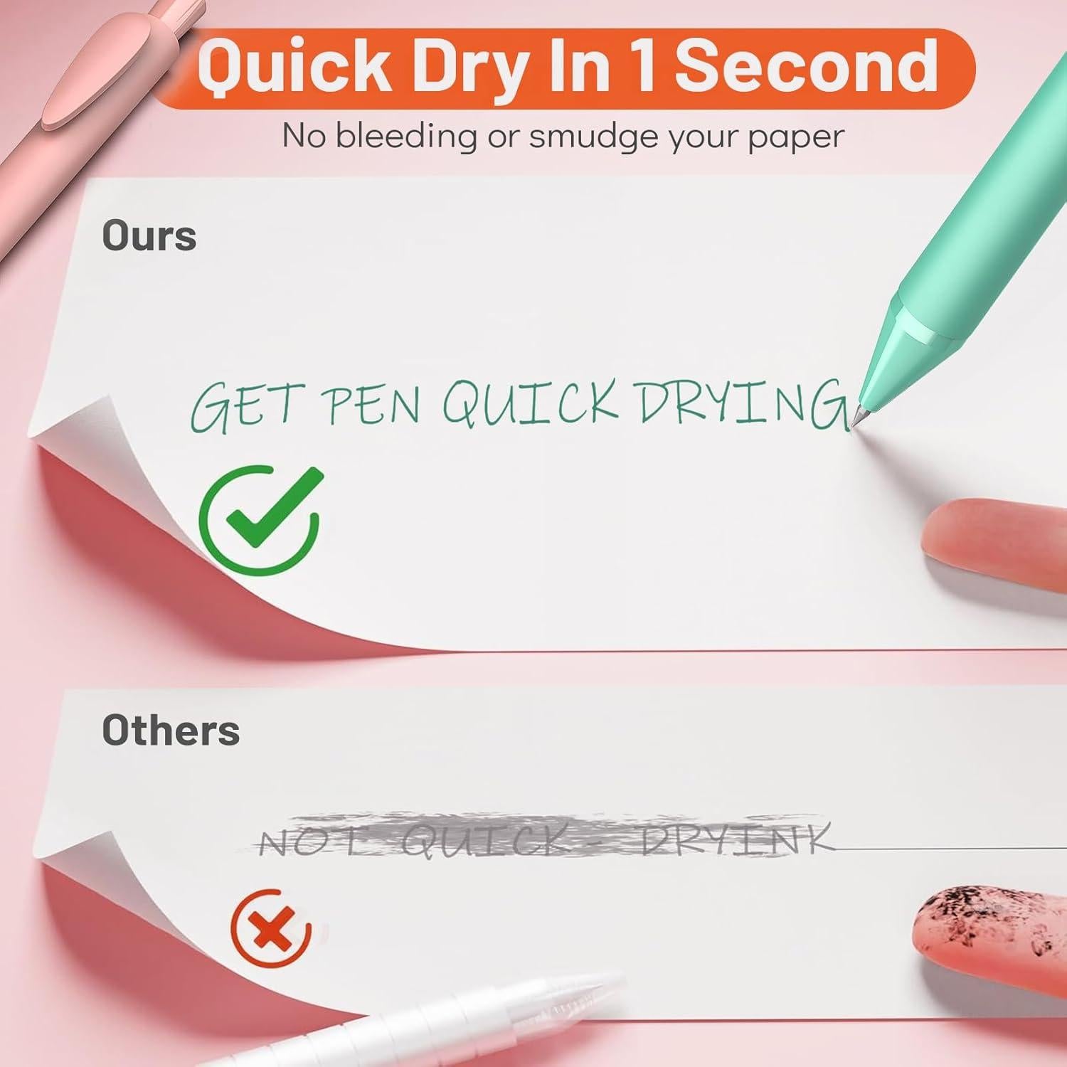 Set de 20 Bolígrafos de Gel Retráctiles DRPHKTT 0.5mm Multicolor