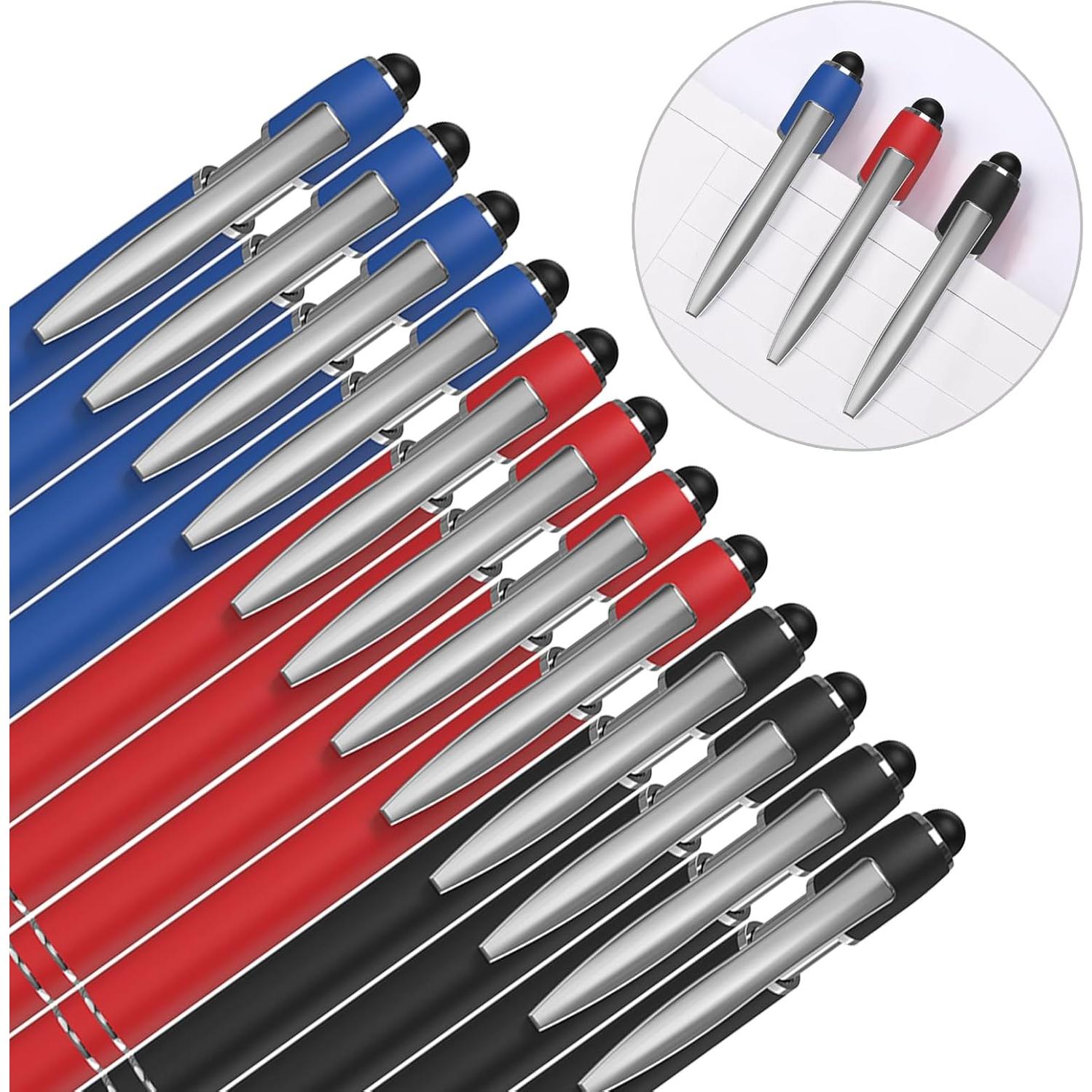 Bolígrafos de Tinta Gel Actsun 12 Pcs Punta Fina 0.7 mm