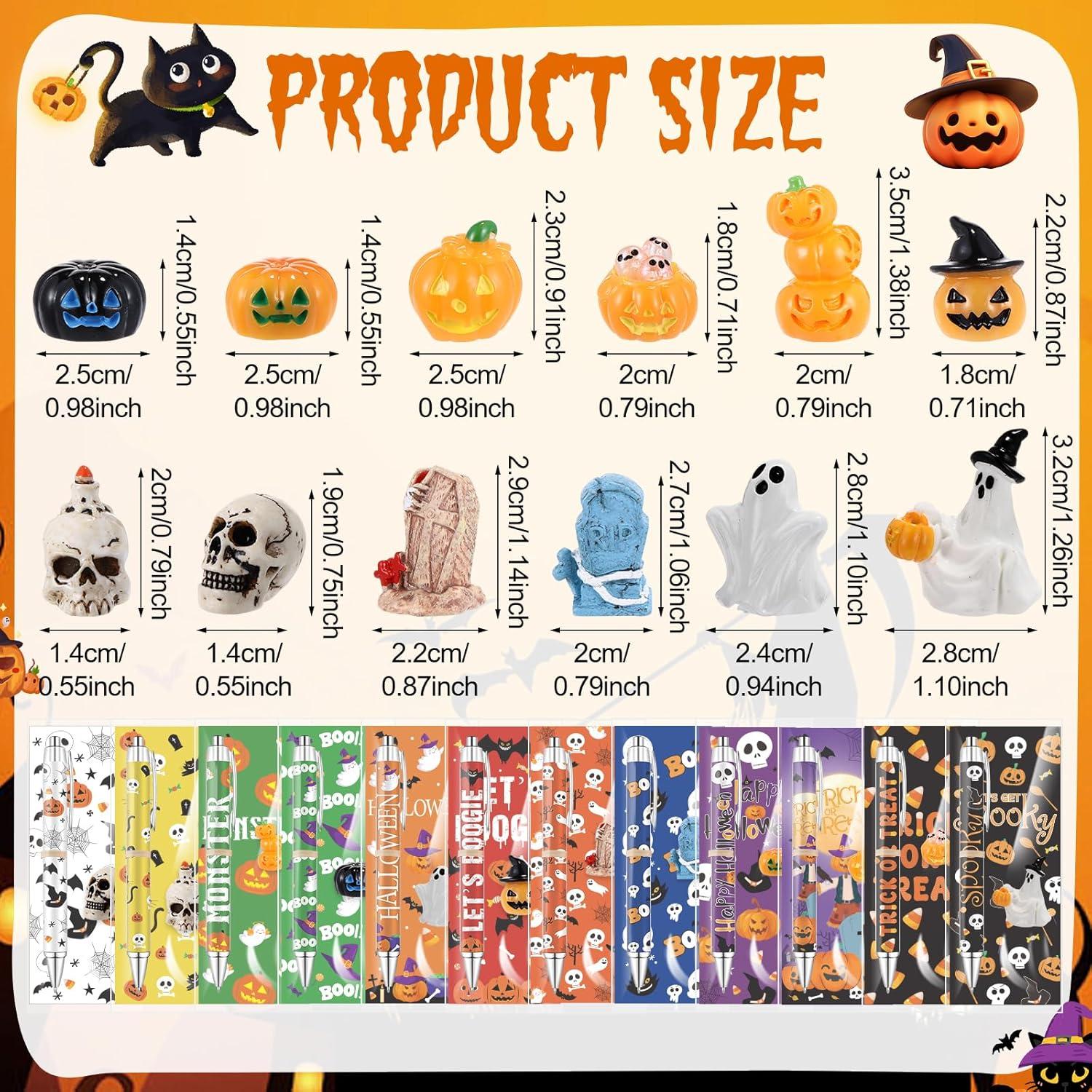 Set de 144 Bolígrafos de Gel Halloween Ioffersuper Multicolor