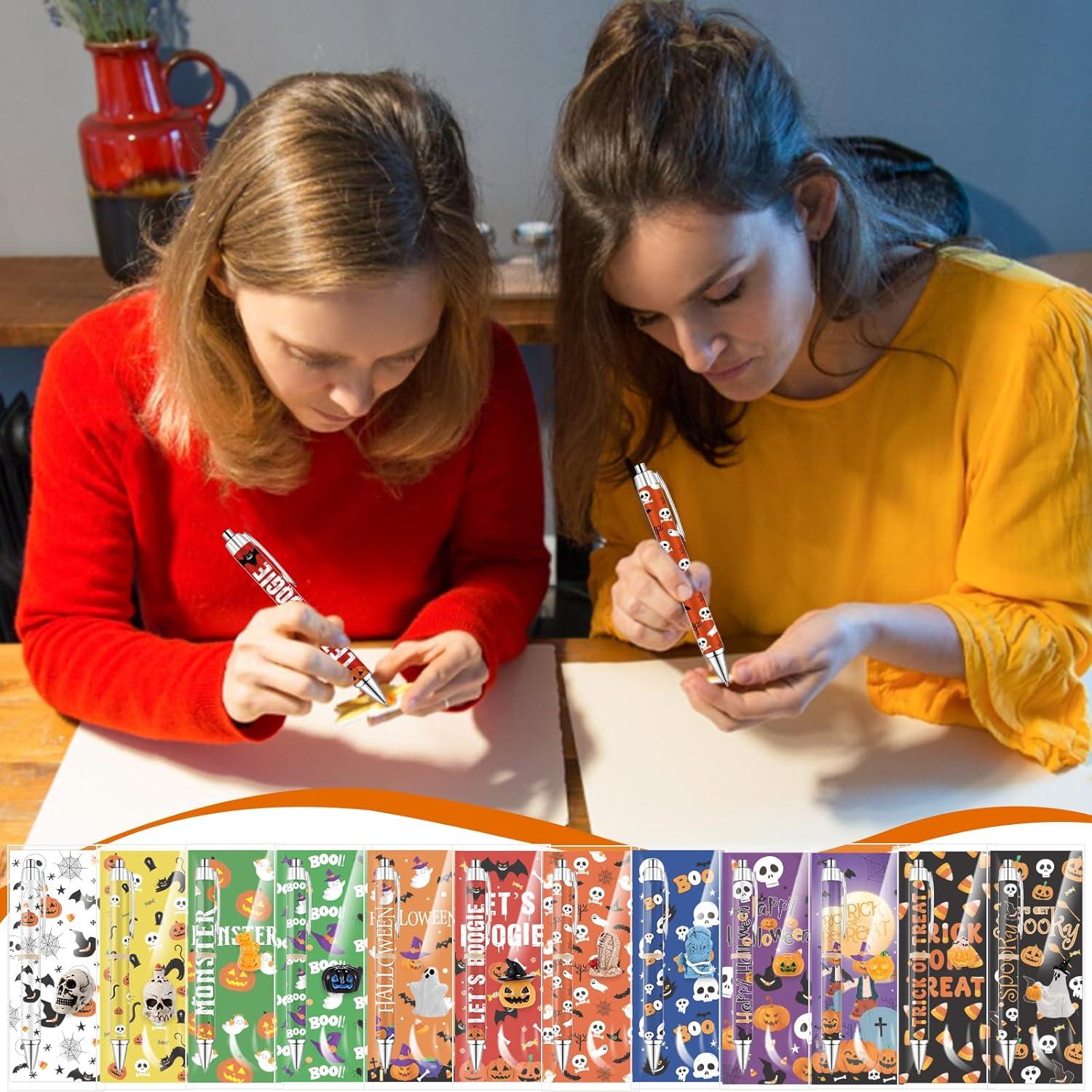 Set de 144 Bolígrafos de Gel Halloween Ioffersuper Multicolor