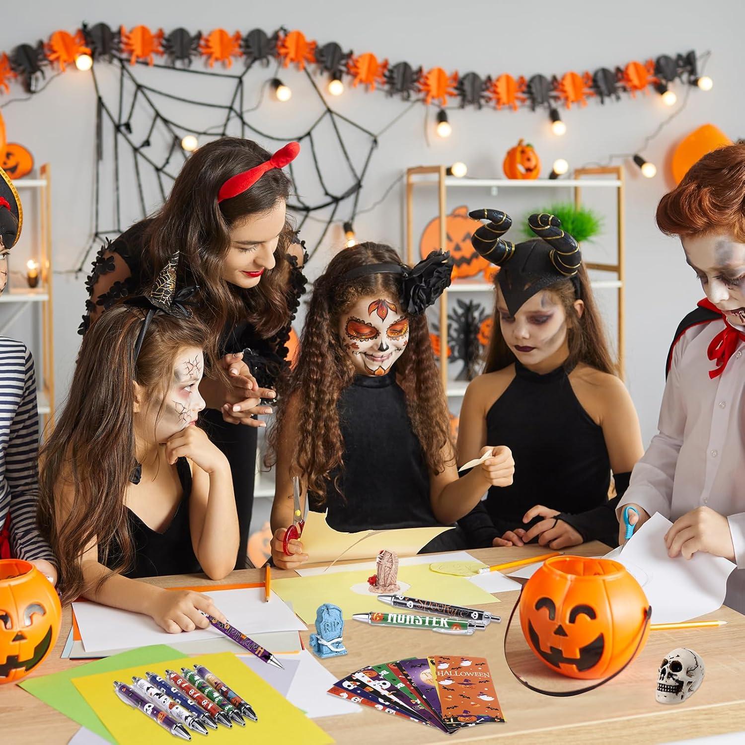 Set de 144 Bolígrafos de Gel Halloween Ioffersuper Multicolor