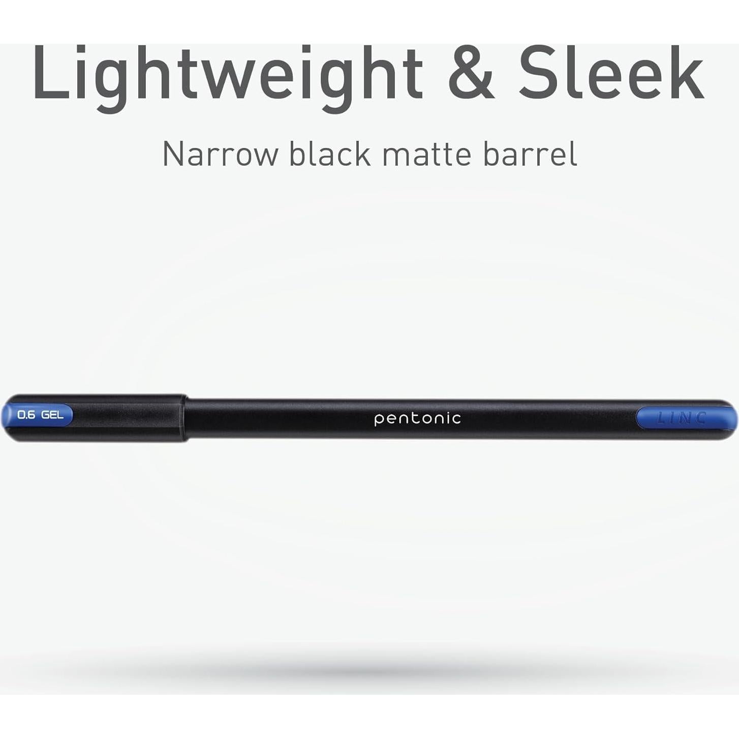 Set de Bolígrafos de Gel Pentonic 24 Piezas Tinta Variada 0.6 mm