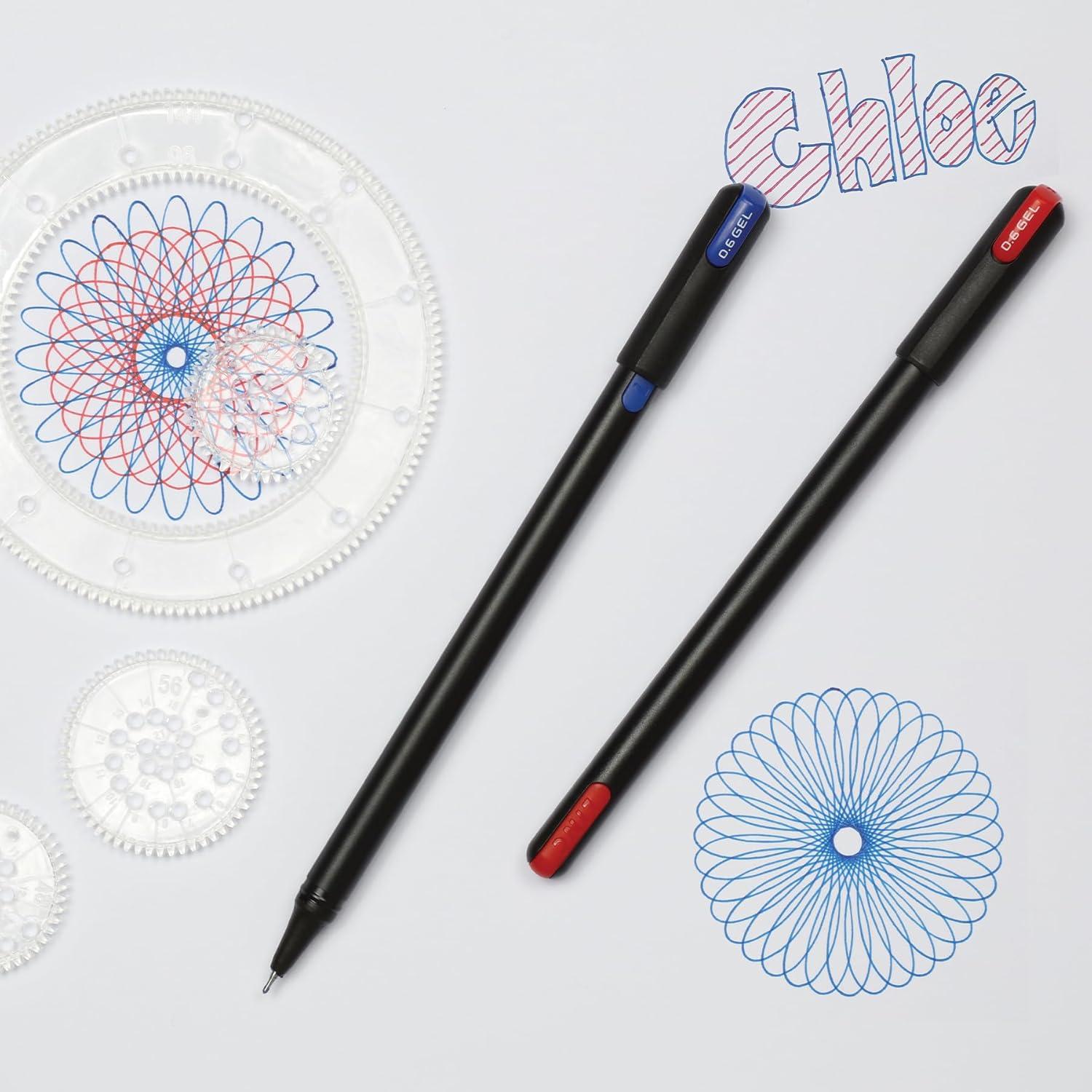 Set de Bolígrafos de Gel Pentonic 24 Piezas Tinta Variada 0.6 mm