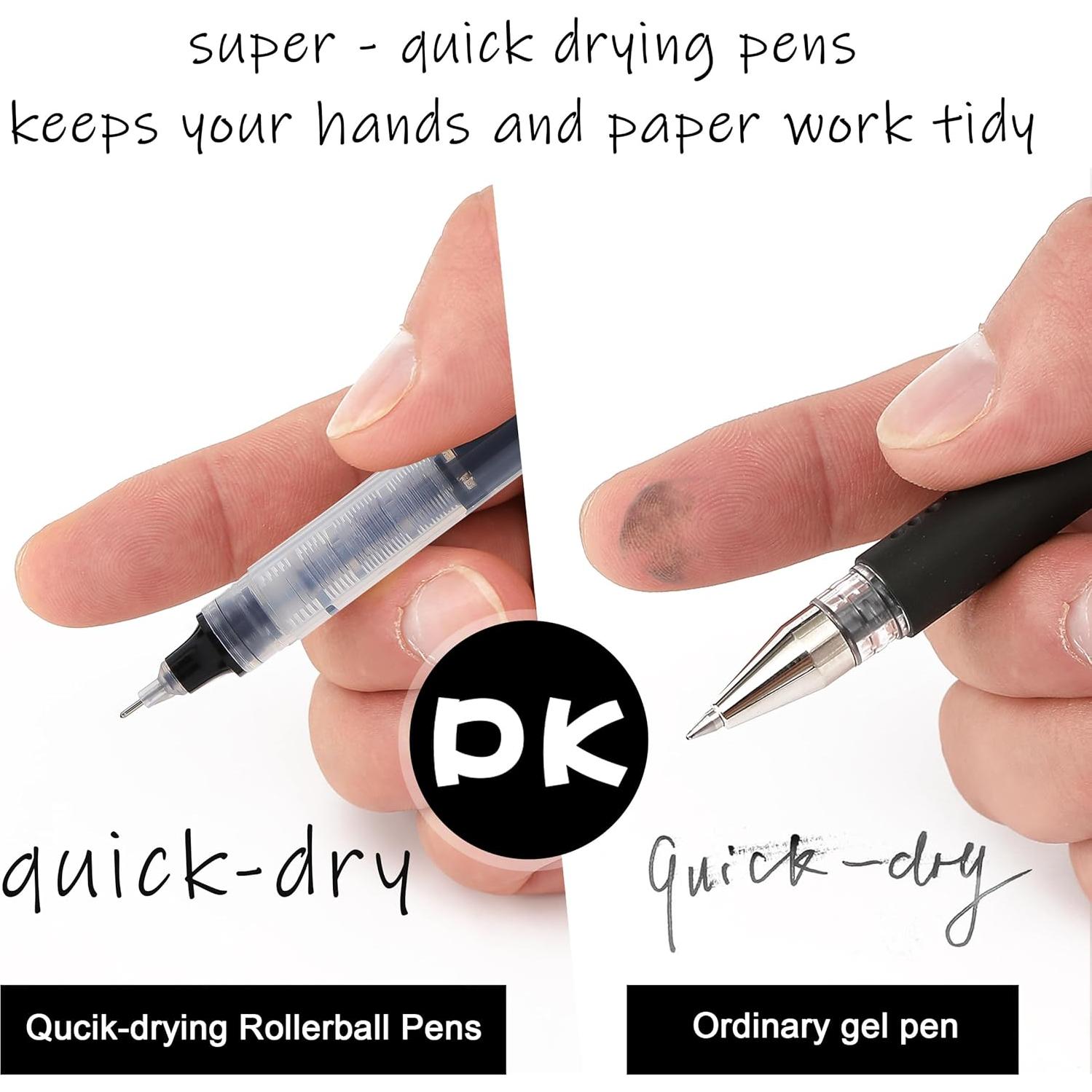 Bolígrafos de Gel RIANCY 24 Colores 0.5mm Escritura Suave