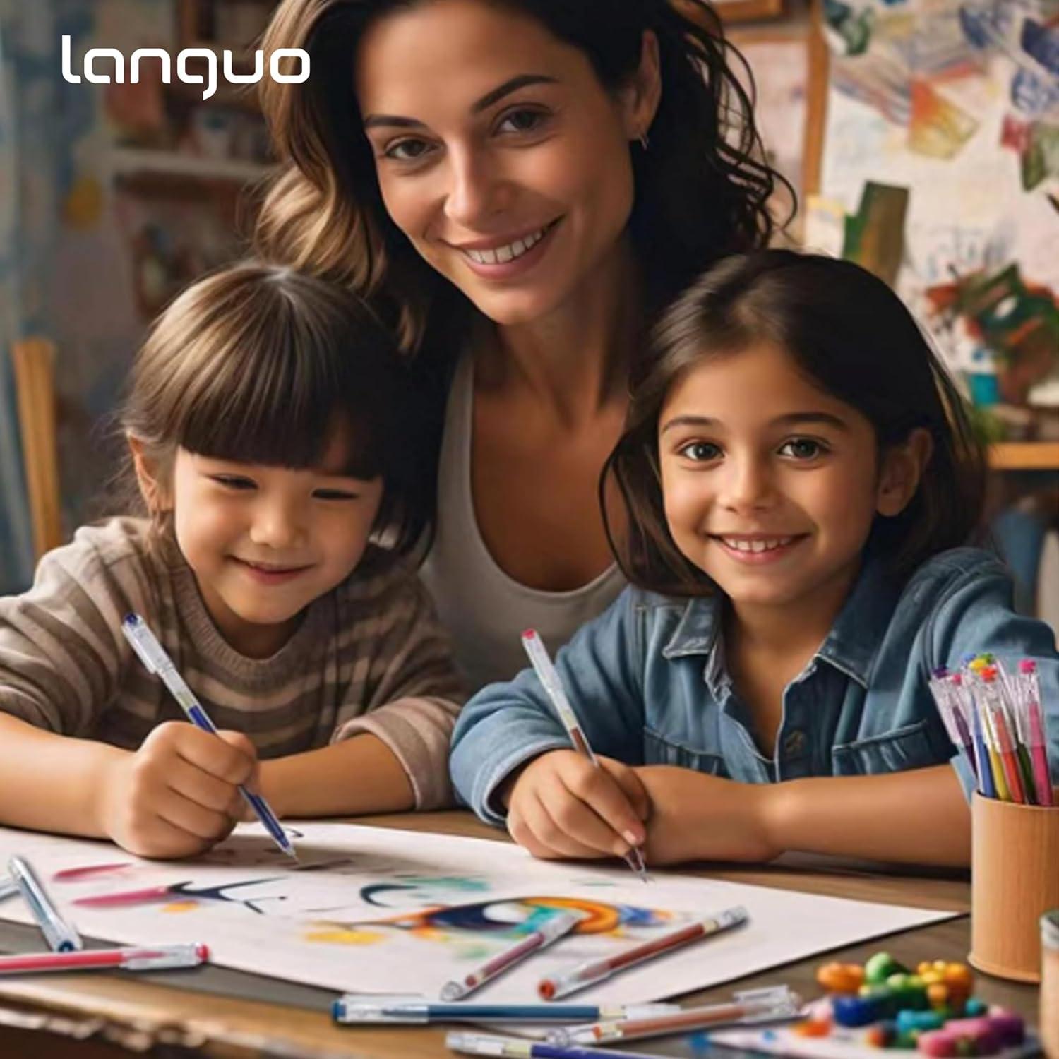 Set de Bolígrafos de Gel Yolaka 162 Colores Punta Fina 0.6mm