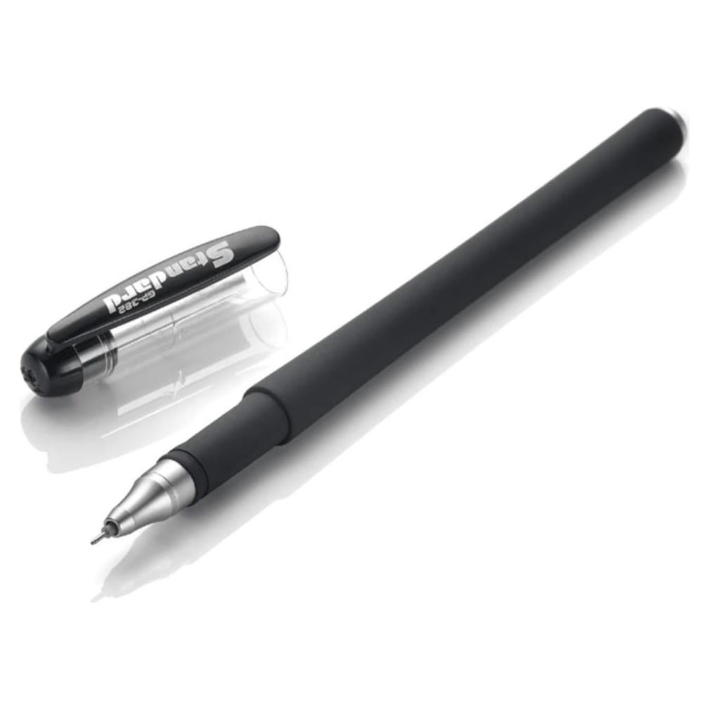 Bolígrafos de Tinta Gel OBE WISEUS 0.4mm Set 12 Piezas Negro