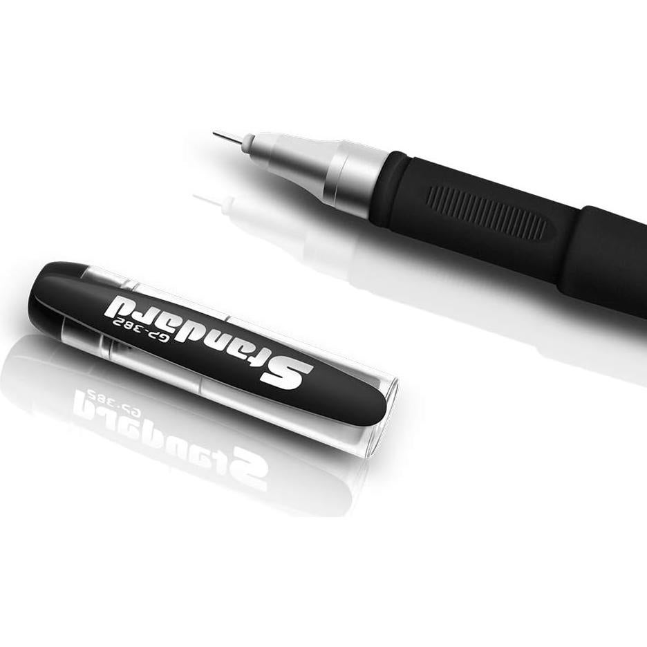 Bolígrafos de Tinta Gel OBE WISEUS 0.4mm Set 12 Piezas Negro