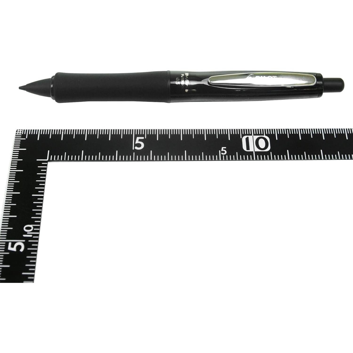 Lápiz mecánico Pilot Dr.Grip Full-Black 0.5mm Plata