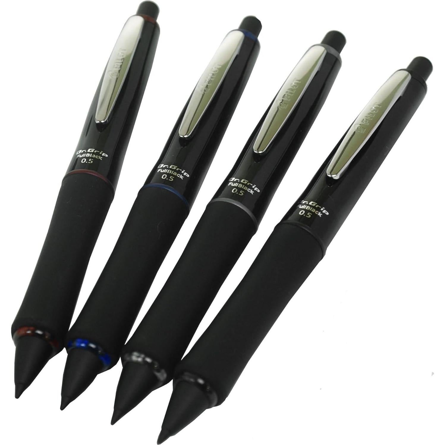 Lápiz mecánico Pilot Dr.Grip Full-Black 0.5mm Plata