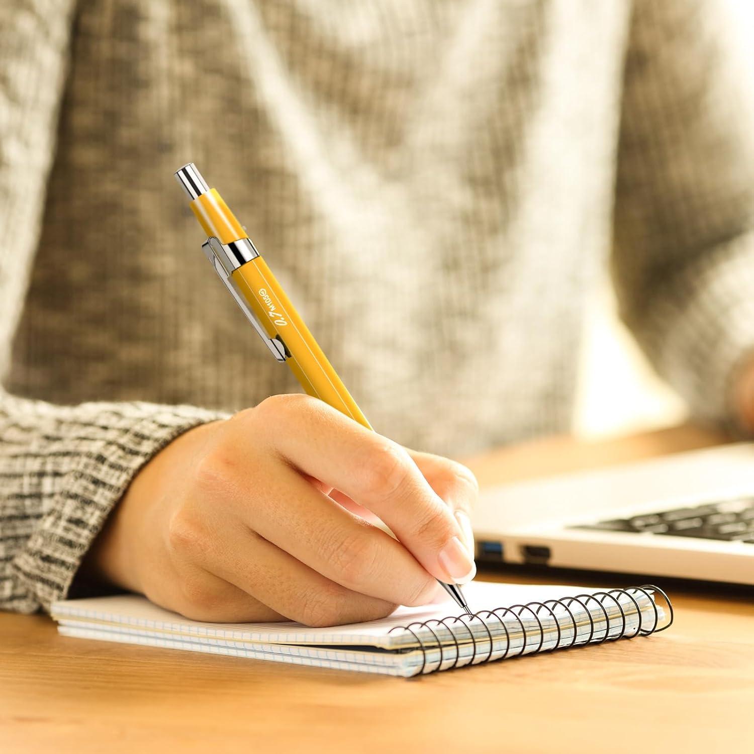 Juego de 24 Lápices Mecánicos Gueevin 0.9mm Amarillo