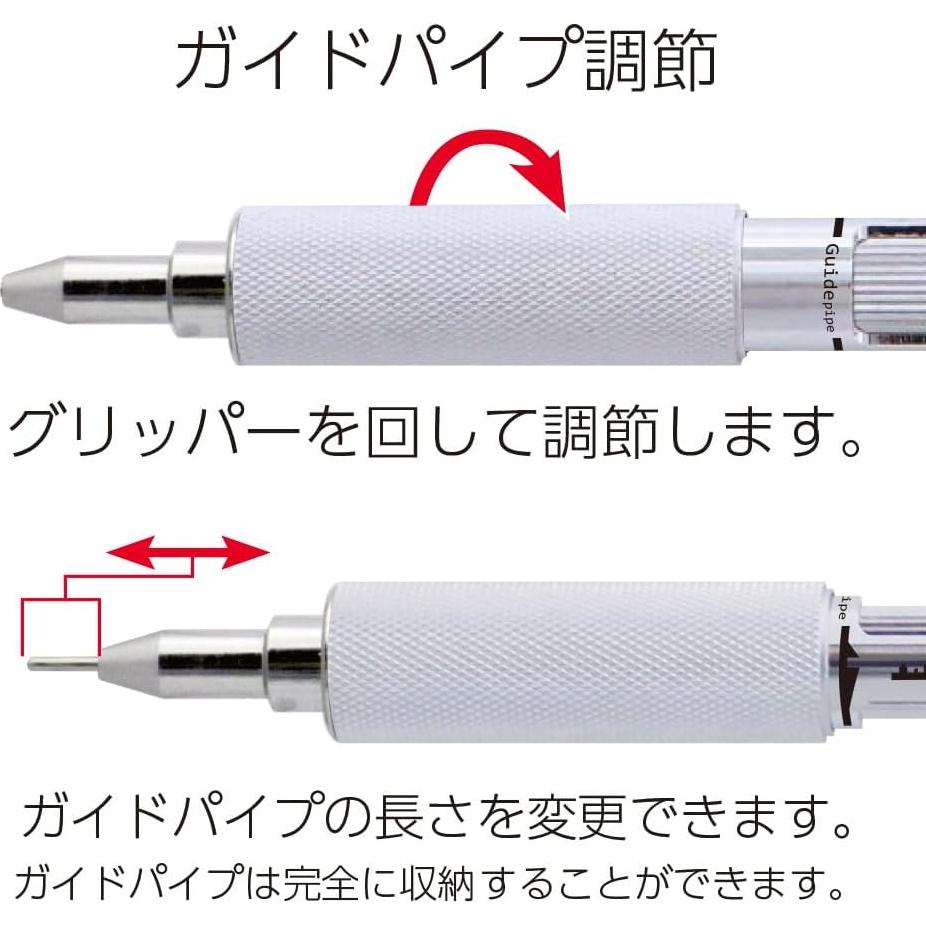 Lápiz Mecánico OHTO MS01, Aluminio y Latón, 0.5mm, Rojo