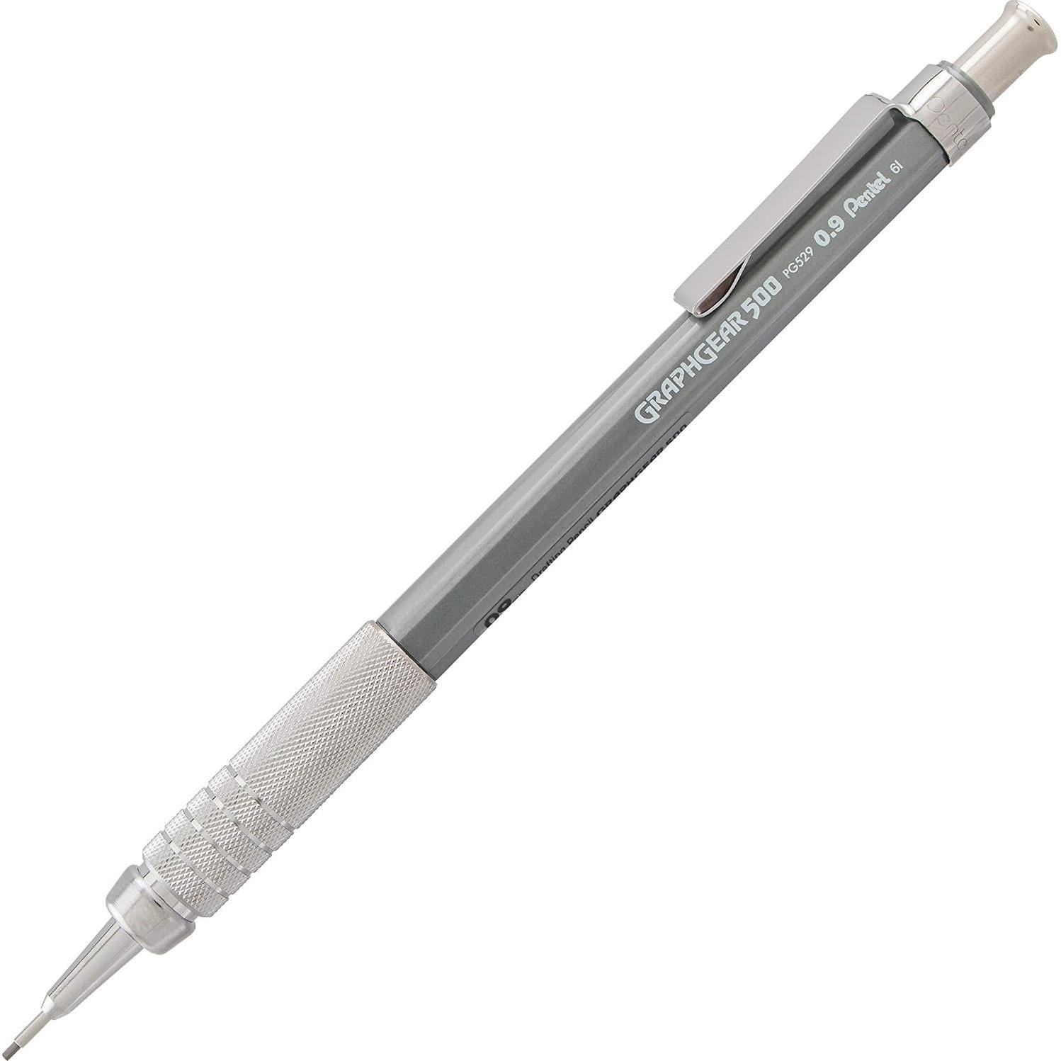 Lápiz de Dibujo Mecánico Pentel GraphGear 500 0.9mm Paquete de 4