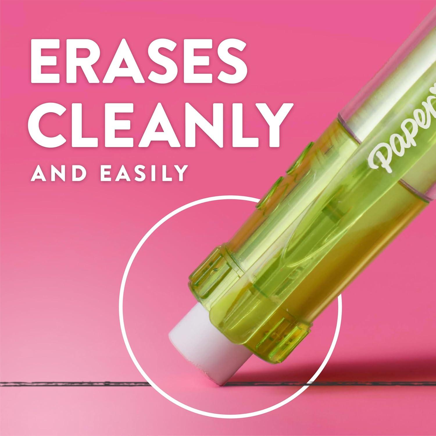 Lápiz Mecánico Paper Mate Clearpoint Color Block, Mina HB #2, 6 Unidades