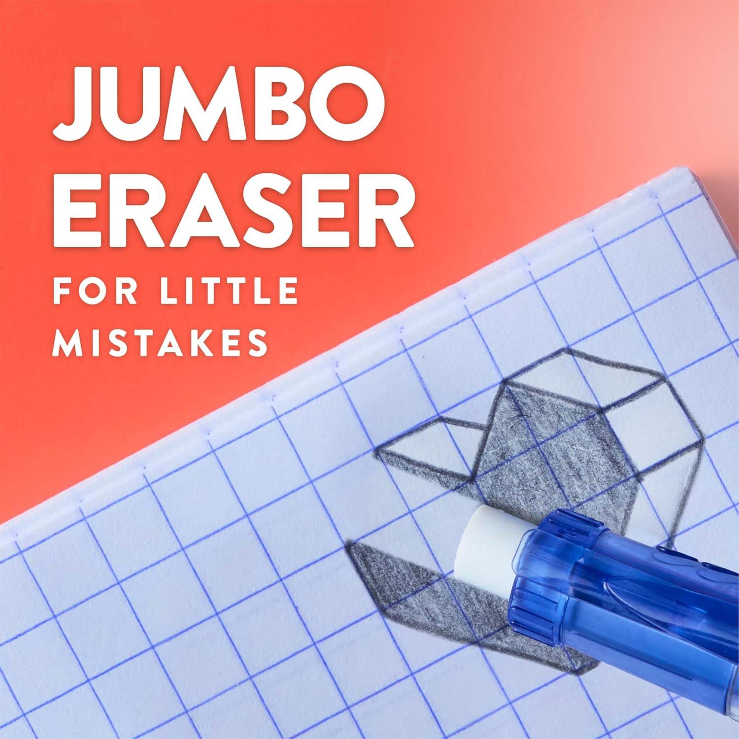 Lápiz Mecánico Paper Mate Clearpoint Color Block, Mina HB #2, 6 Unidades